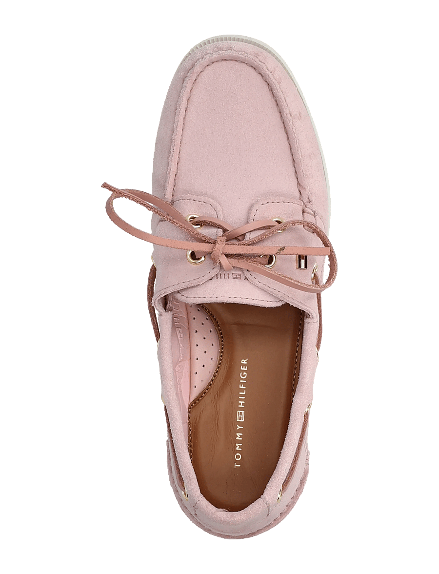 Tommy Hilfiger - HILFIGER SUEDE BOAT SHOE - chaussure bateau - foggy pink - 3