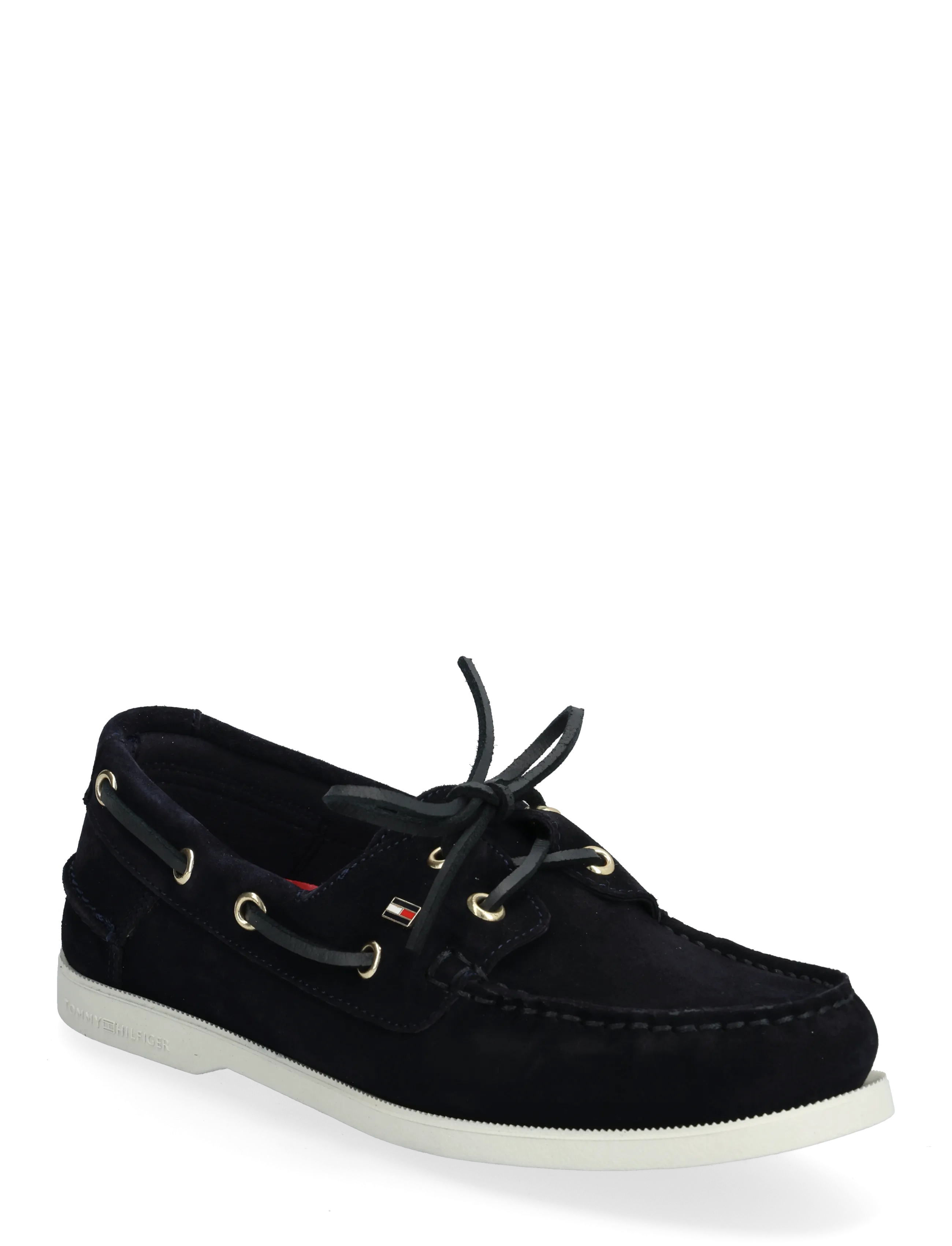Tommy Hilfiger HILFIGER SUEDE BOAT SHOE - Purjehduskengät - SPACE BLUE / navy