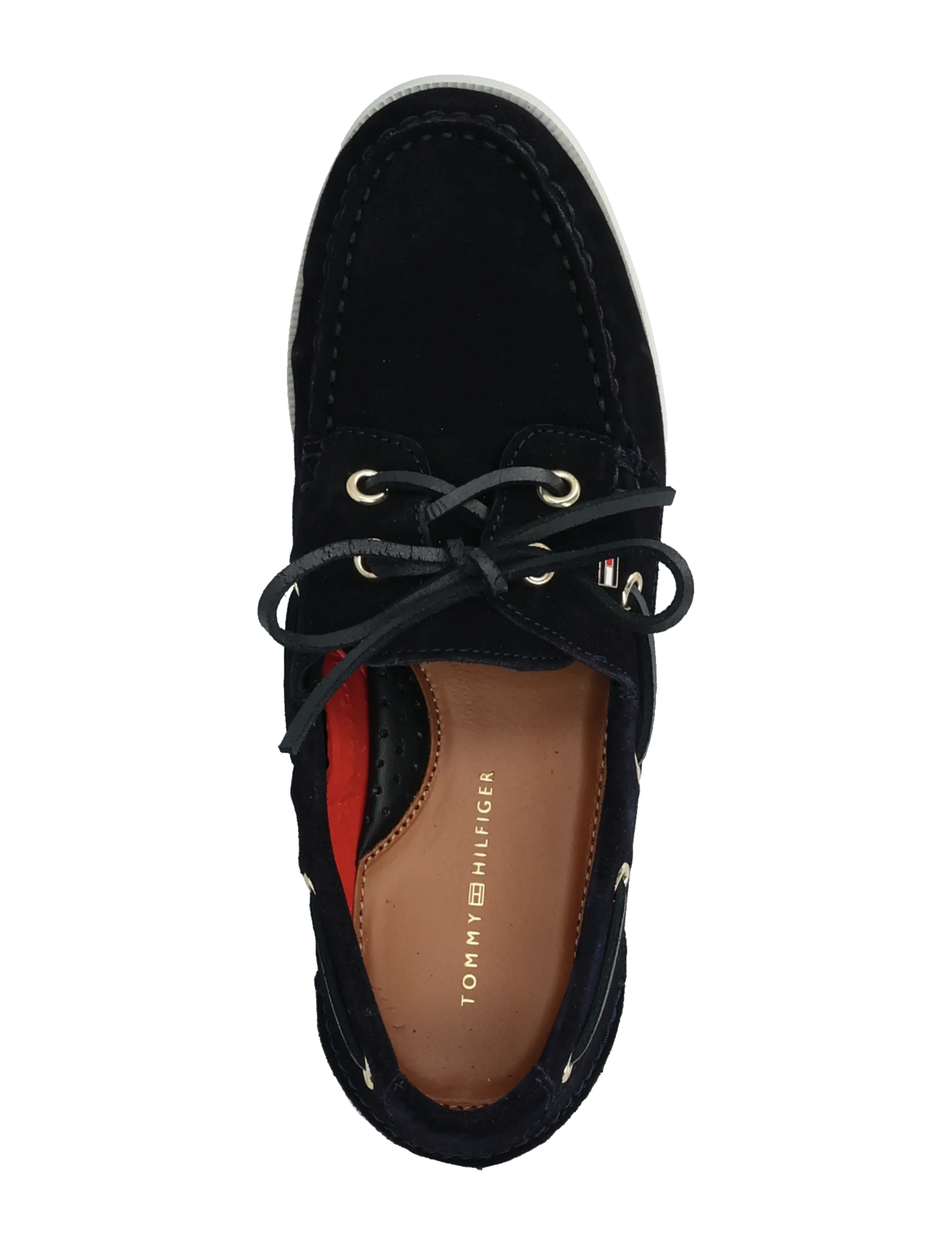 Tommy Hilfiger - HILFIGER SUEDE BOAT SHOE - sejlersko - space blue - 3