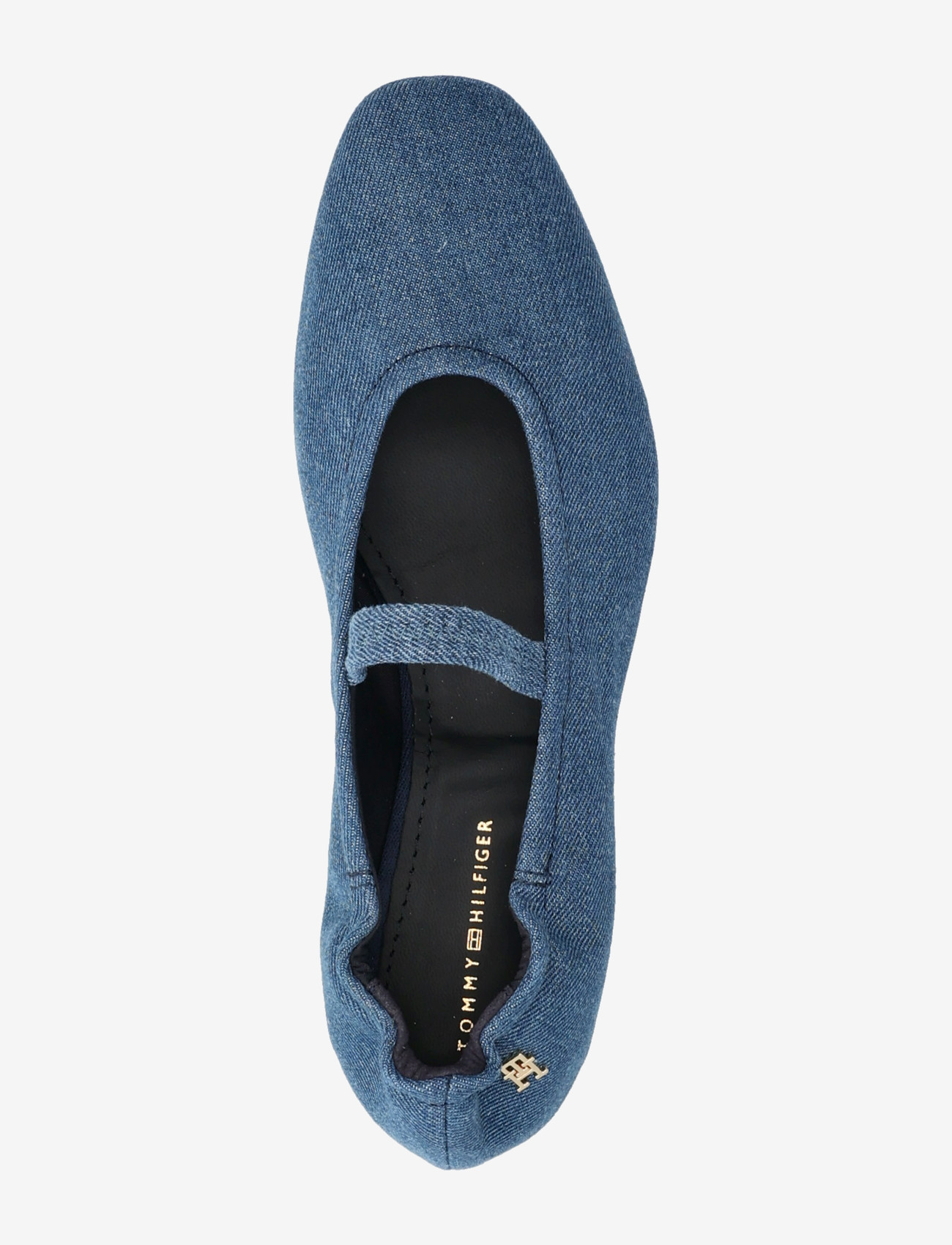 Tommy Hilfiger - DENIM ELLASTIC BALLERINA - særlige begivenheder - denim - 3