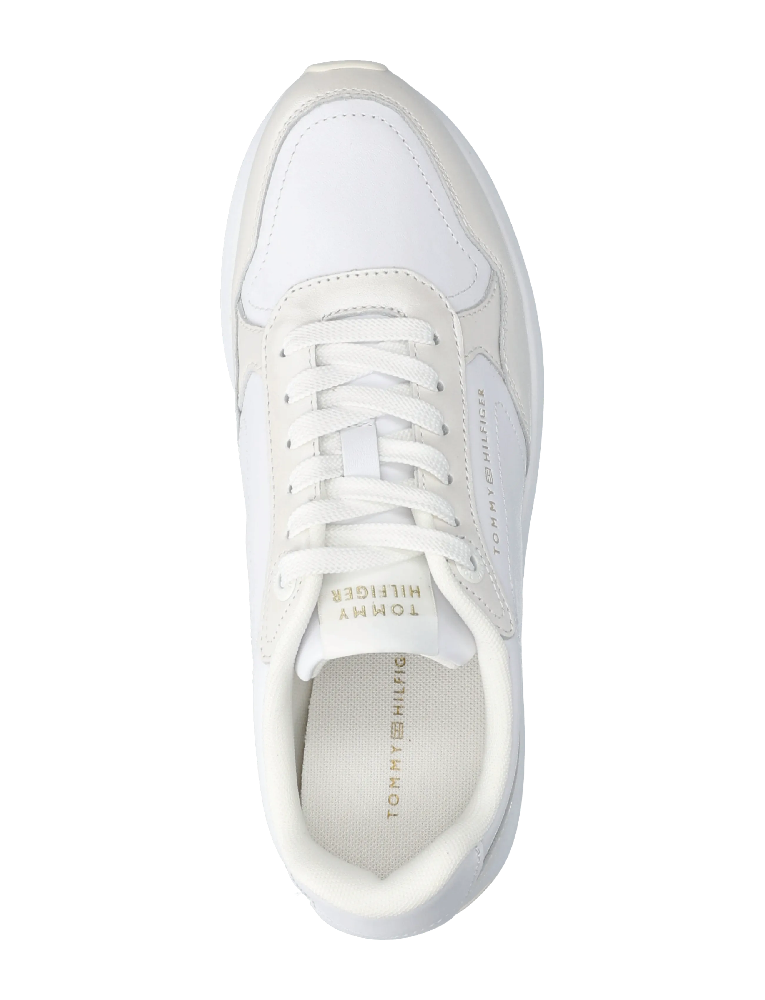 Tommy Hilfiger - TH CHIC EVA RUNNER - madala säärega tossud - white ecru - 3