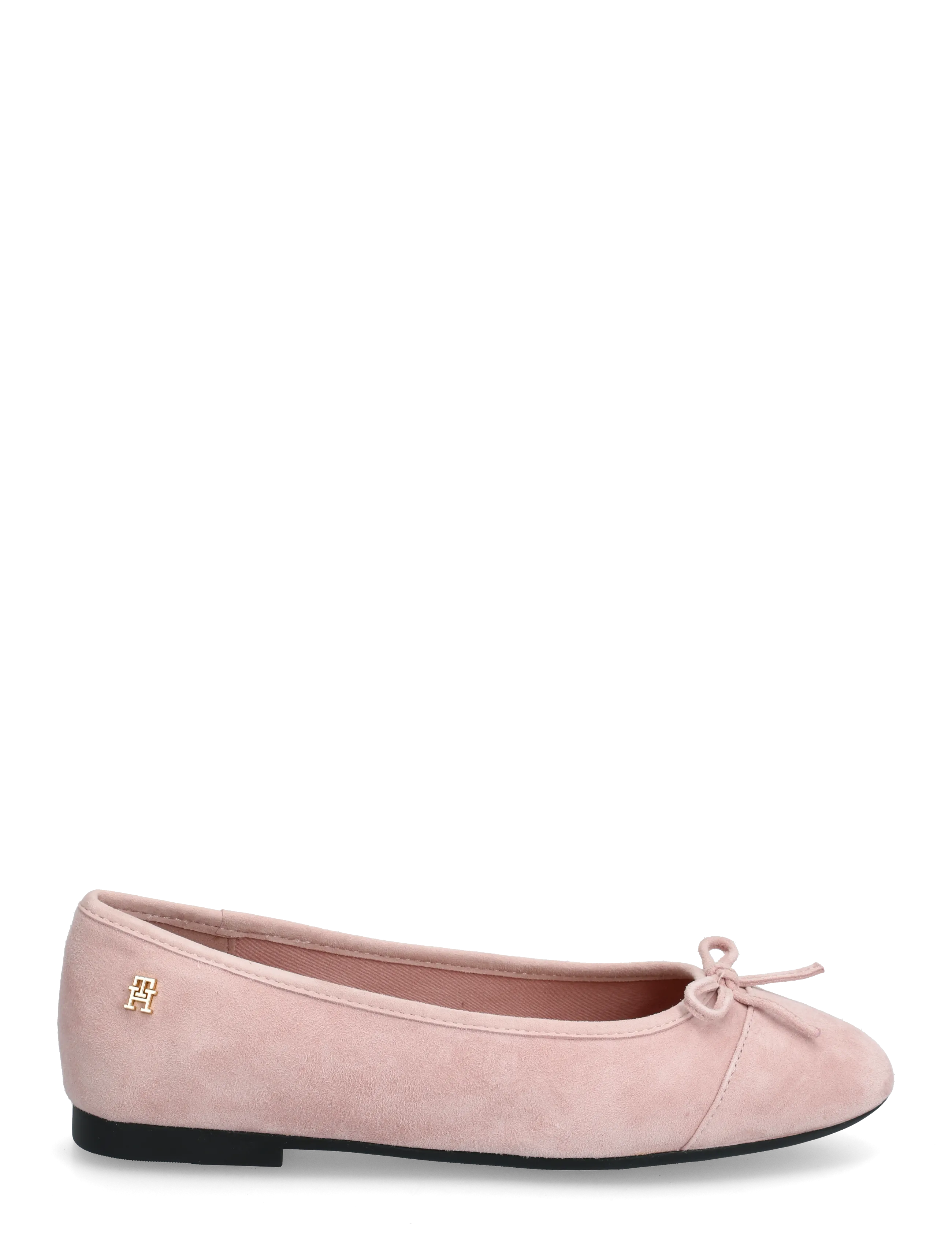 Tommy Hilfiger - HILFIGER SUEDE BALLERINA - særlige begivenheder - foggy pink - 1