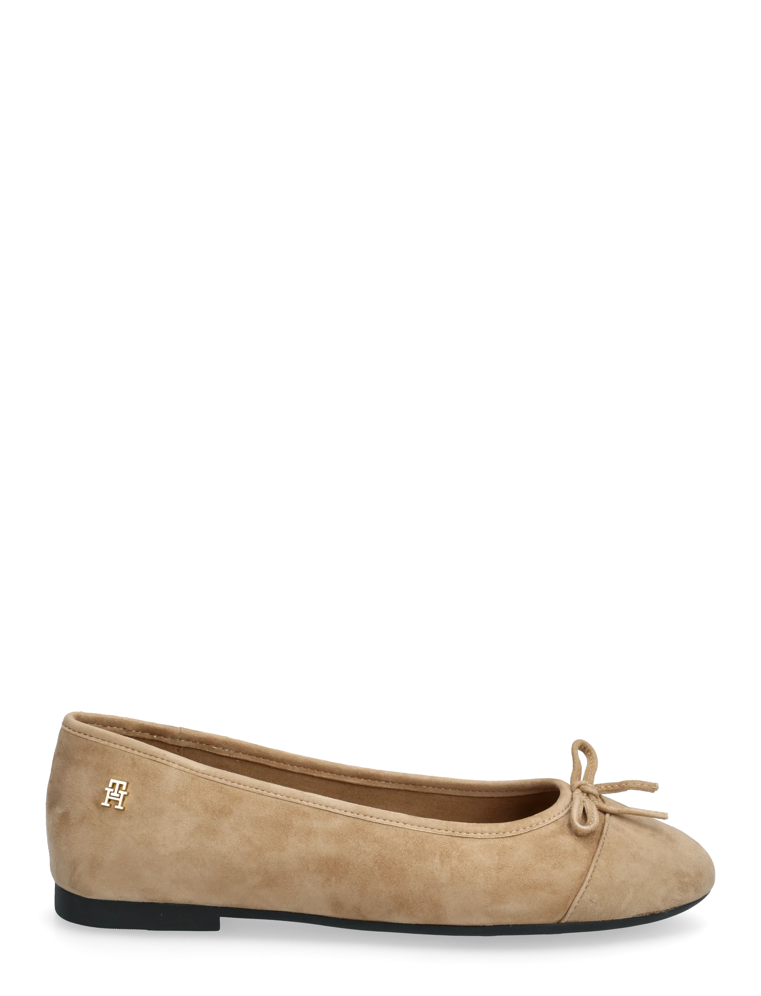 Tommy Hilfiger - HILFIGER SUEDE BALLERINA - special occasions - safari canvas - 1