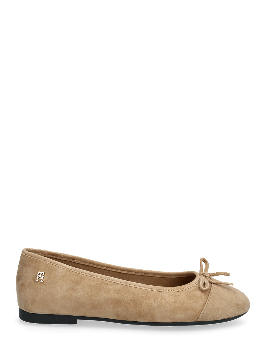 Tommy Hilfiger - HILFIGER SUEDE BALLERINA - besondere anlässe - safari canvas - 1