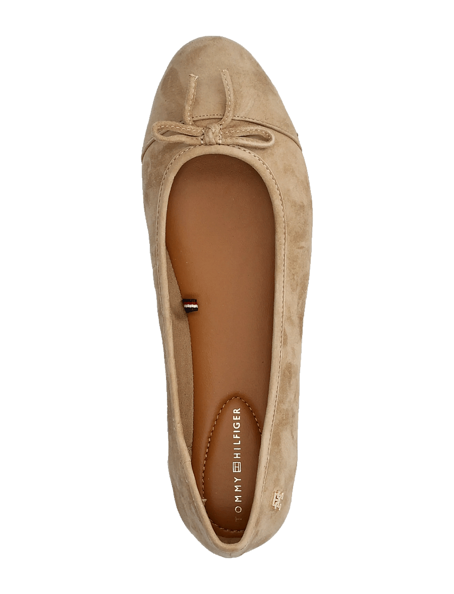 Tommy Hilfiger - HILFIGER SUEDE BALLERINA - besondere anlässe - safari canvas - 3