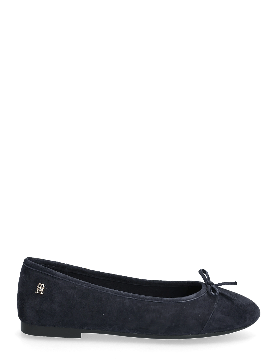 Tommy Hilfiger - HILFIGER SUEDE BALLERINA - særlige begivenheder - space blue - 1