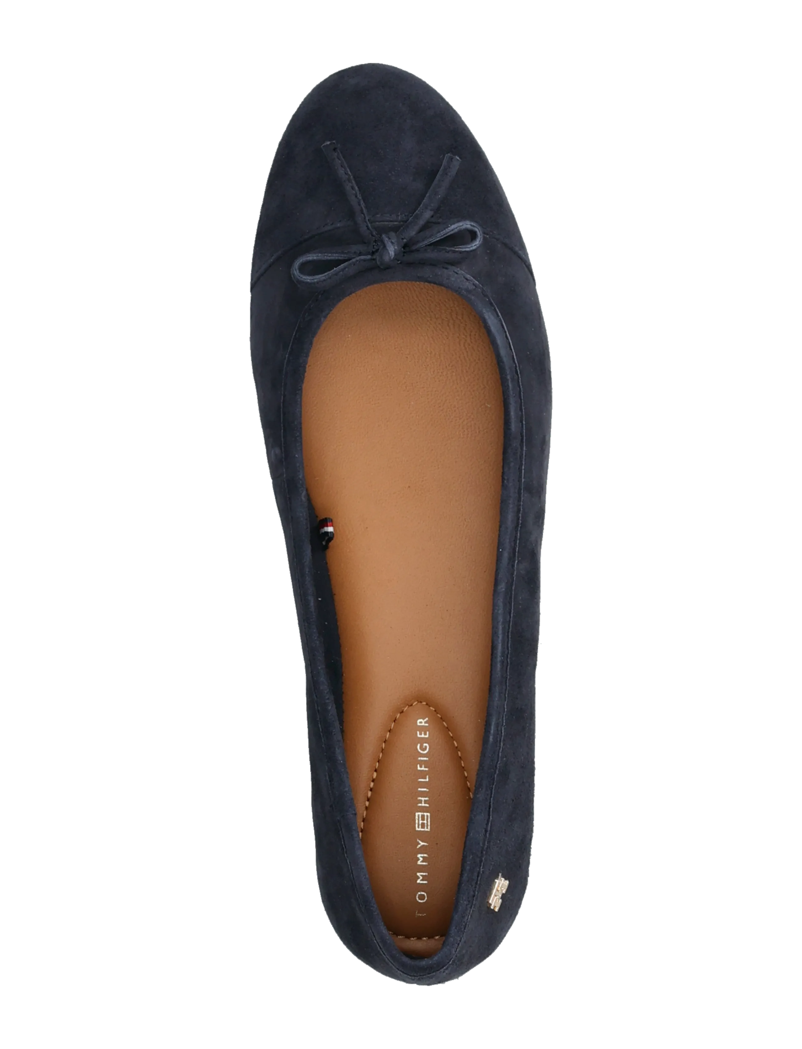 Tommy Hilfiger - HILFIGER SUEDE BALLERINA - besondere anlässe - space blue - 3