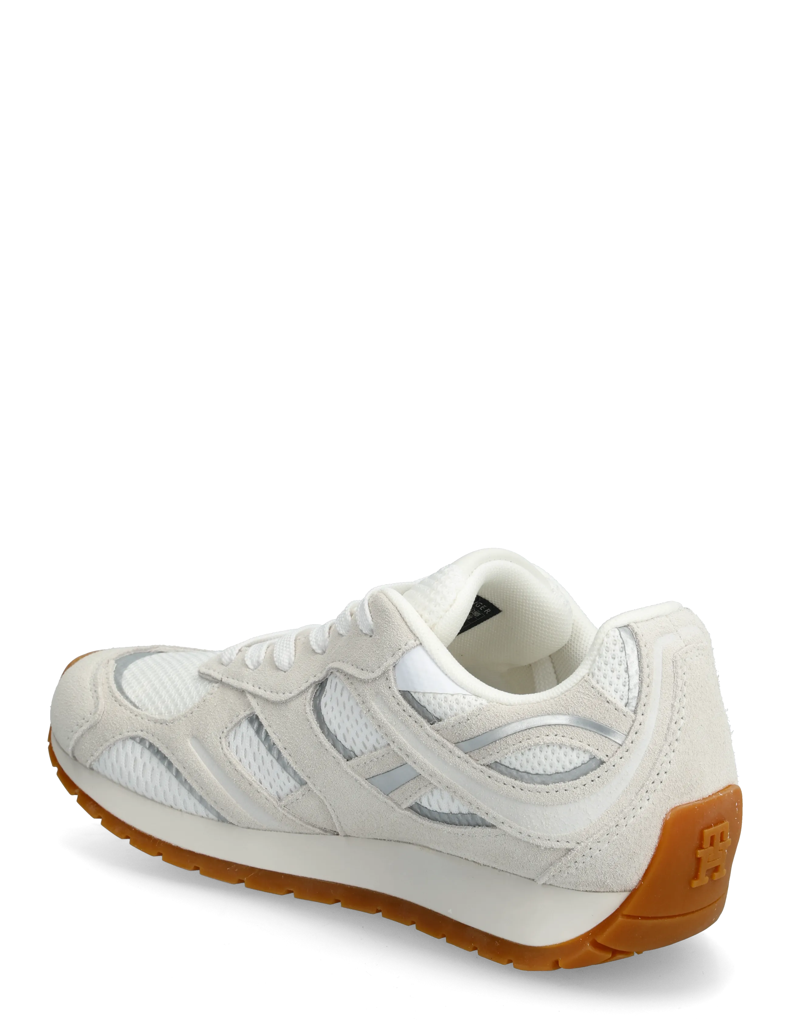 Tommy Hilfiger - TH CHIC SUEDE RETRO RUNNER - confirmation - white ecru - 2
