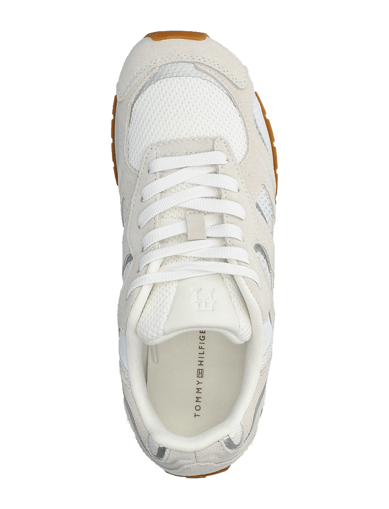 Tommy Hilfiger - TH CHIC SUEDE RETRO RUNNER - konfirmatsioon - white ecru - 3