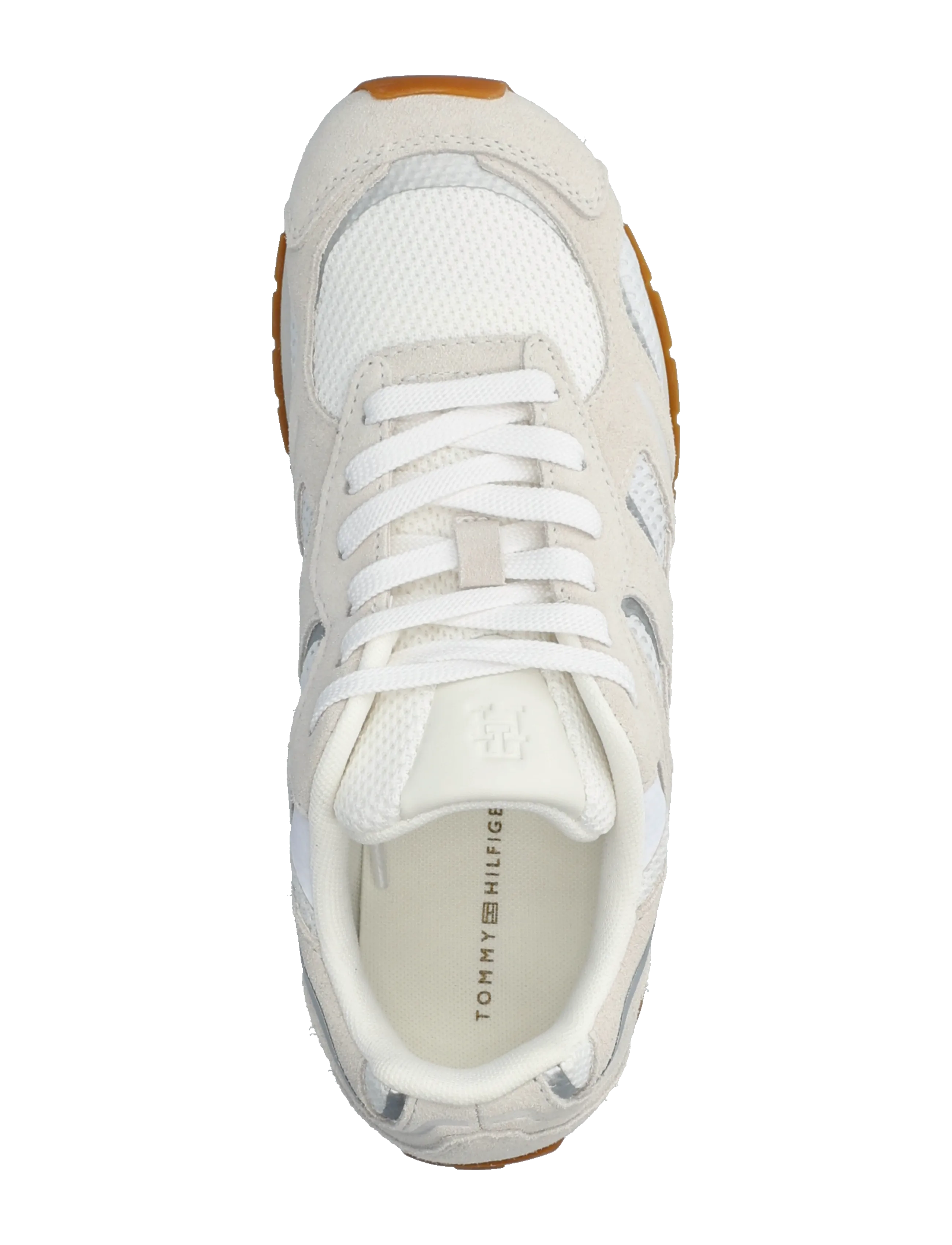 Tommy Hilfiger - TH CHIC SUEDE RETRO RUNNER - confirmation - white ecru - 3
