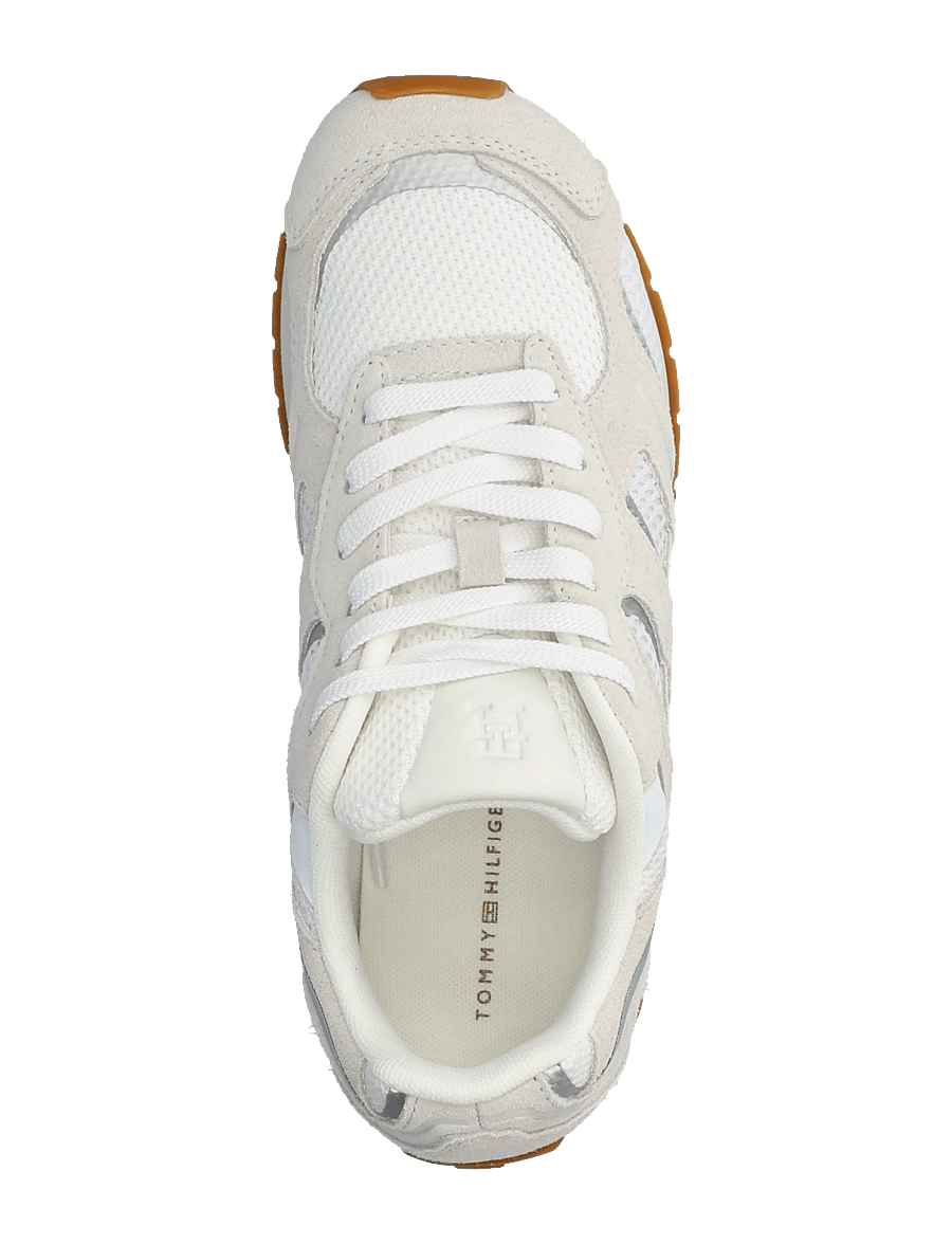 Tommy Hilfiger - TH CHIC SUEDE RETRO RUNNER - konfirmation - white ecru - 3