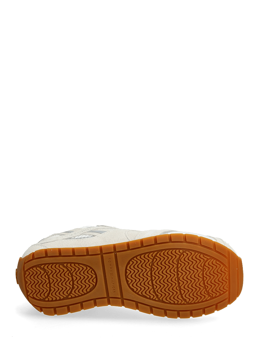 Tommy Hilfiger - TH CHIC SUEDE RETRO RUNNER - konfirmation - white ecru - 4