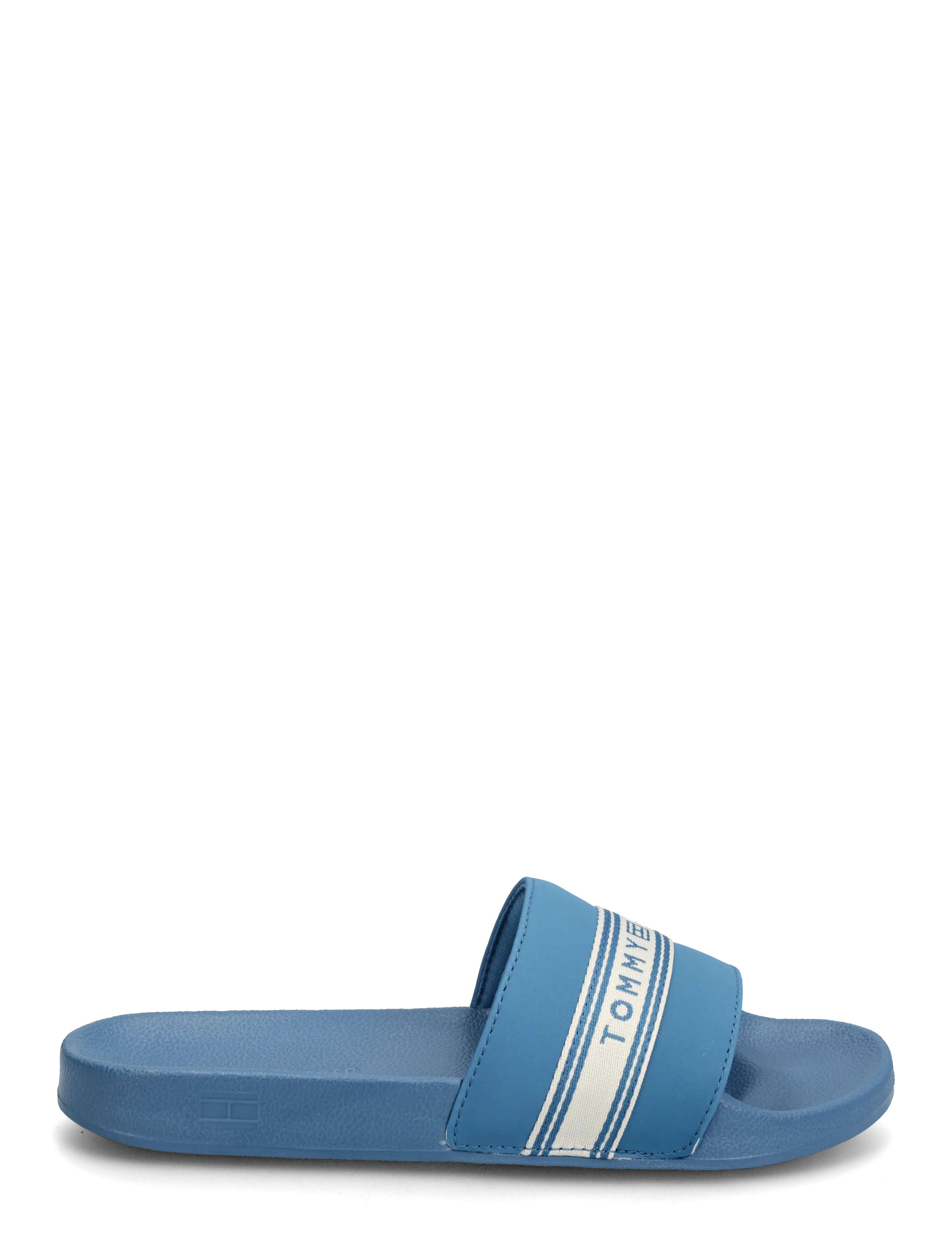 Tommy Hilfiger - TH WEBBING POOL SLIDE - pool-sandalen - cobalt steel - 1