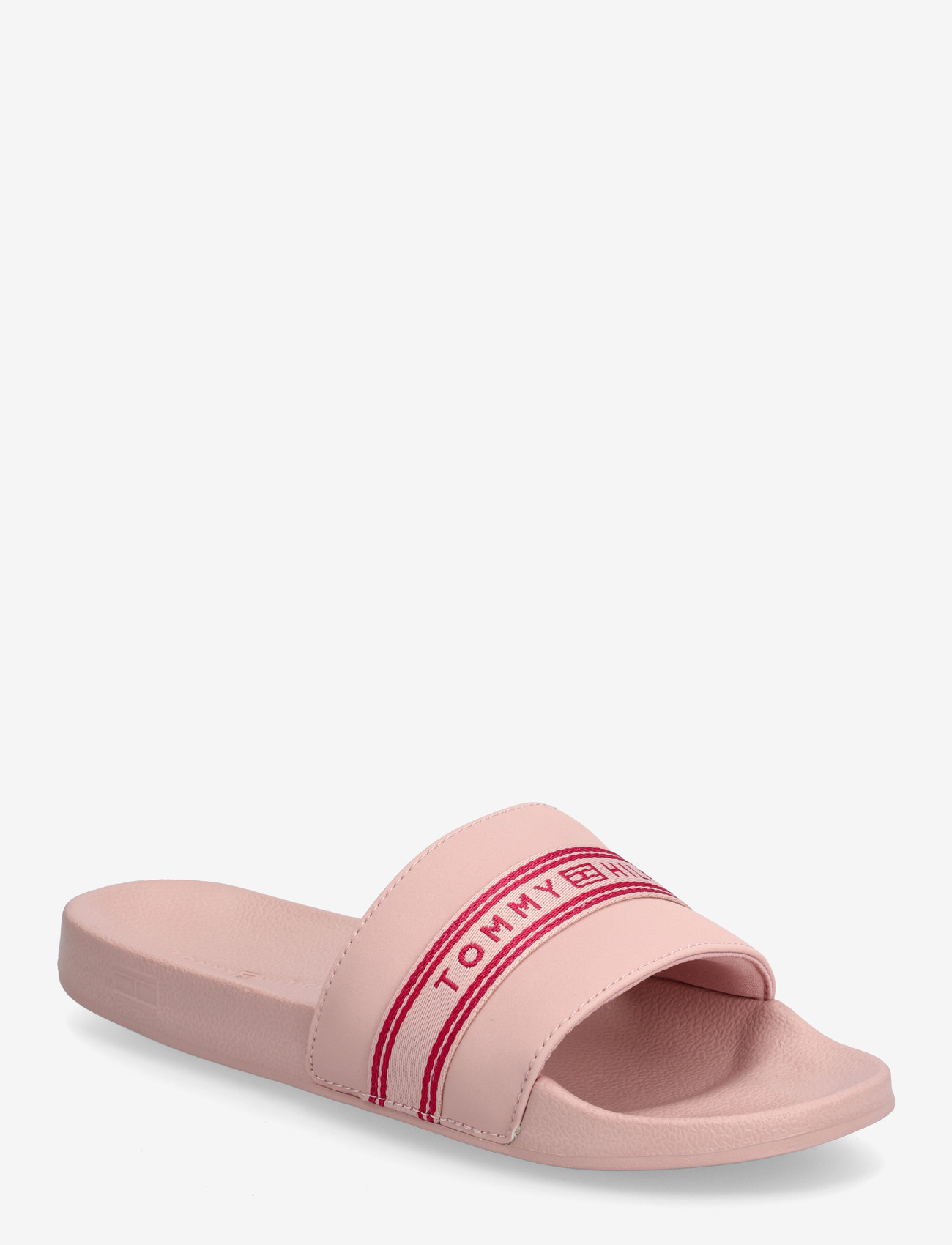 Tommy Hilfiger - TH WEBBING POOL SLIDE - skor - foggy pink - 0