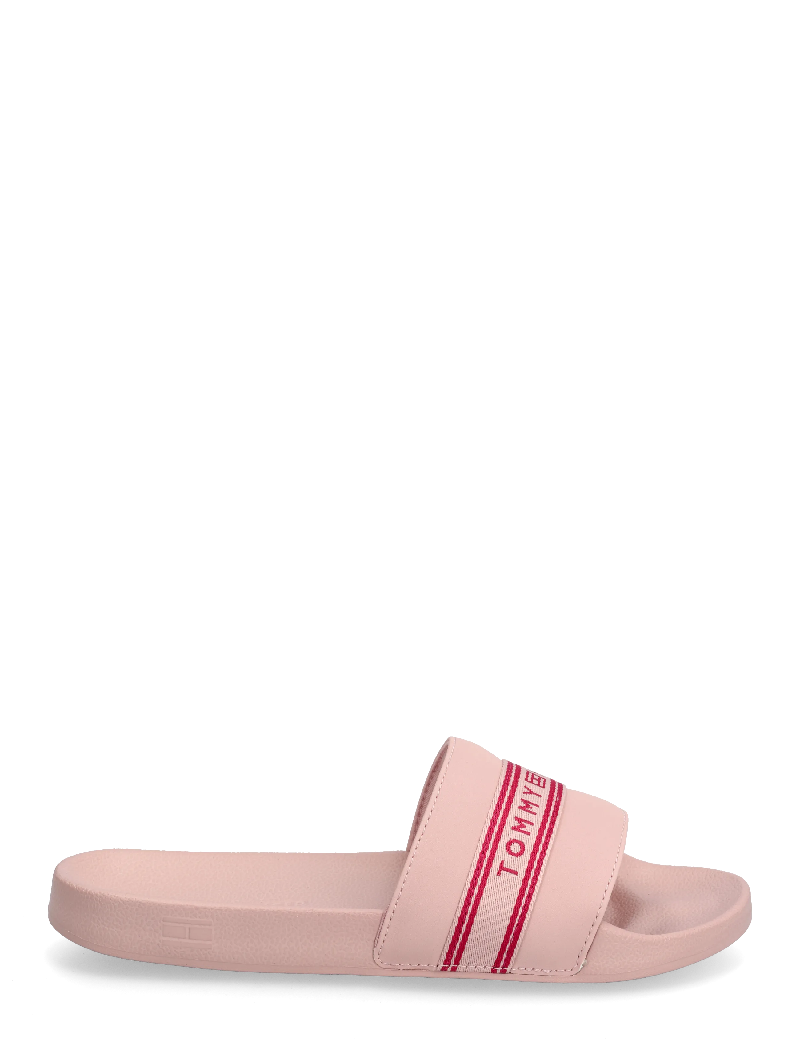 Tommy Hilfiger - TH WEBBING POOL SLIDE - shoes - foggy pink - 1