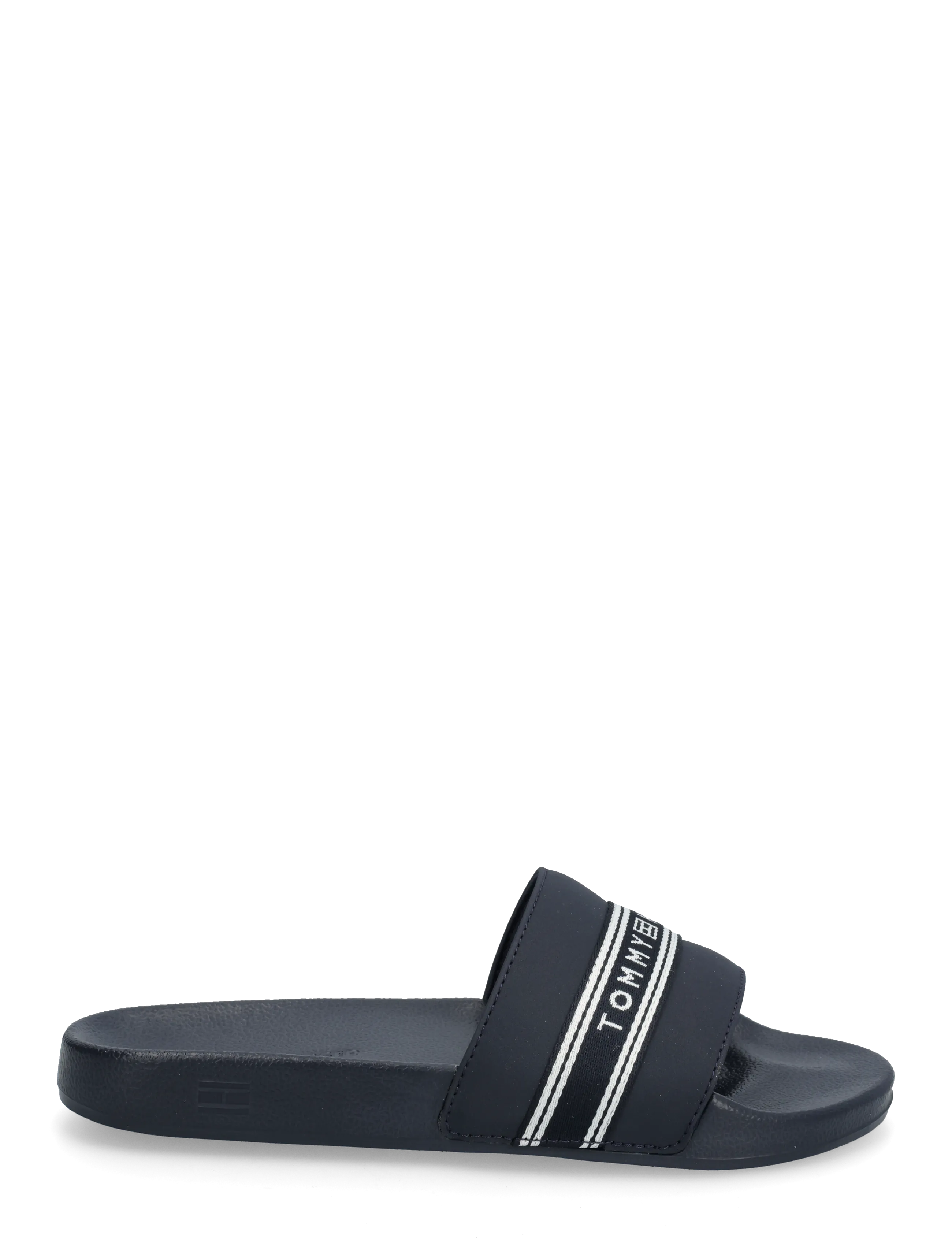 Tommy Hilfiger - TH WEBBING POOL SLIDE - pool-sandalen - space blue - 1