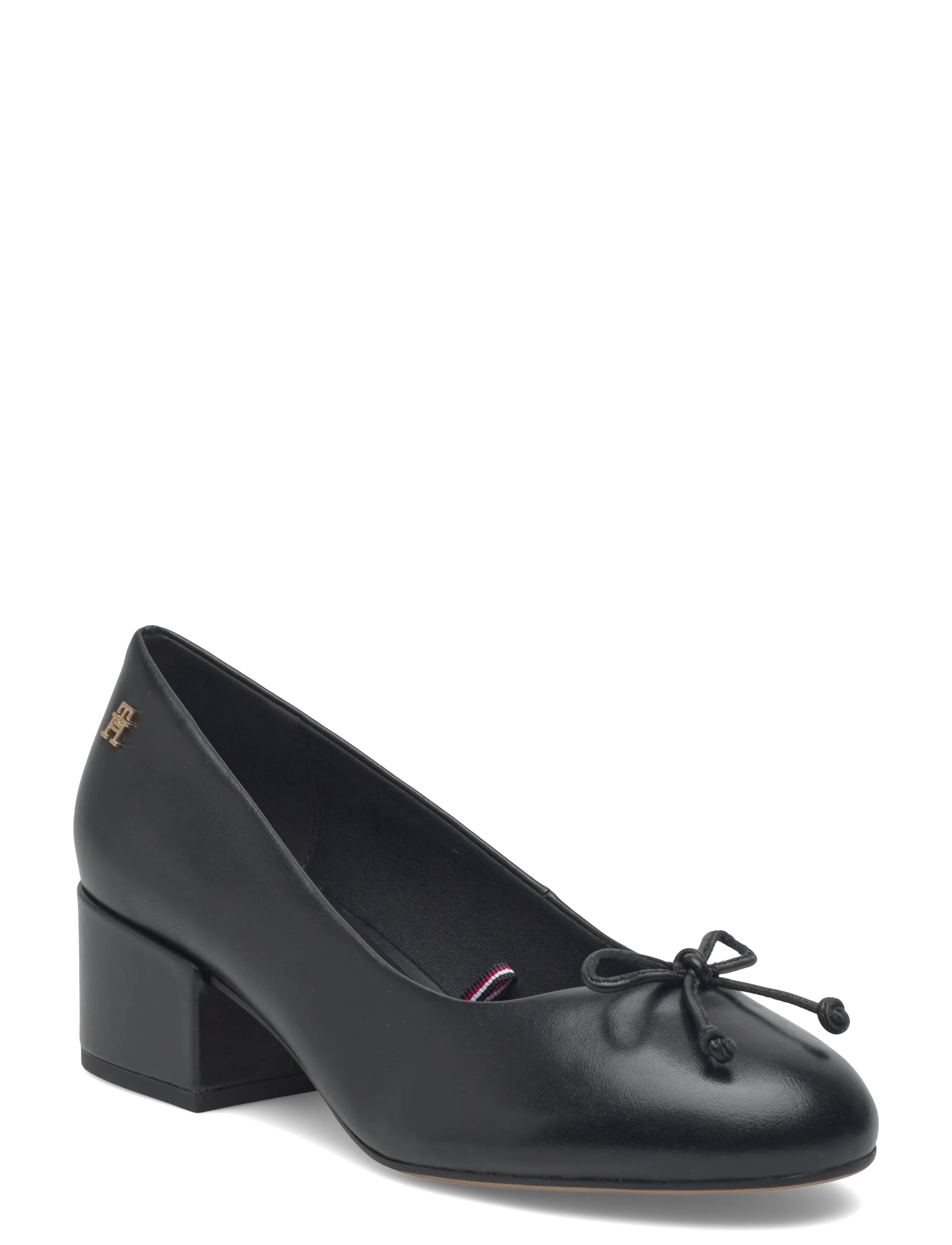 Tommy Hilfiger Heeled Maryjane Bow, Kvinder, Hælede Mary Jane Pumps Med Sløjfe, Sort, Str: 40