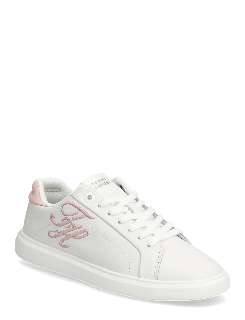 Tommy Hilfiger - TH ICON COURT SCRIPT - konfirmation - ecru foggy pink - 0