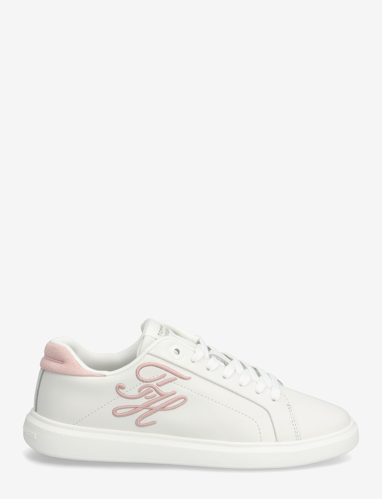 Tommy Hilfiger - TH ICON COURT SCRIPT - låga sneakers - ecru foggy pink - 1