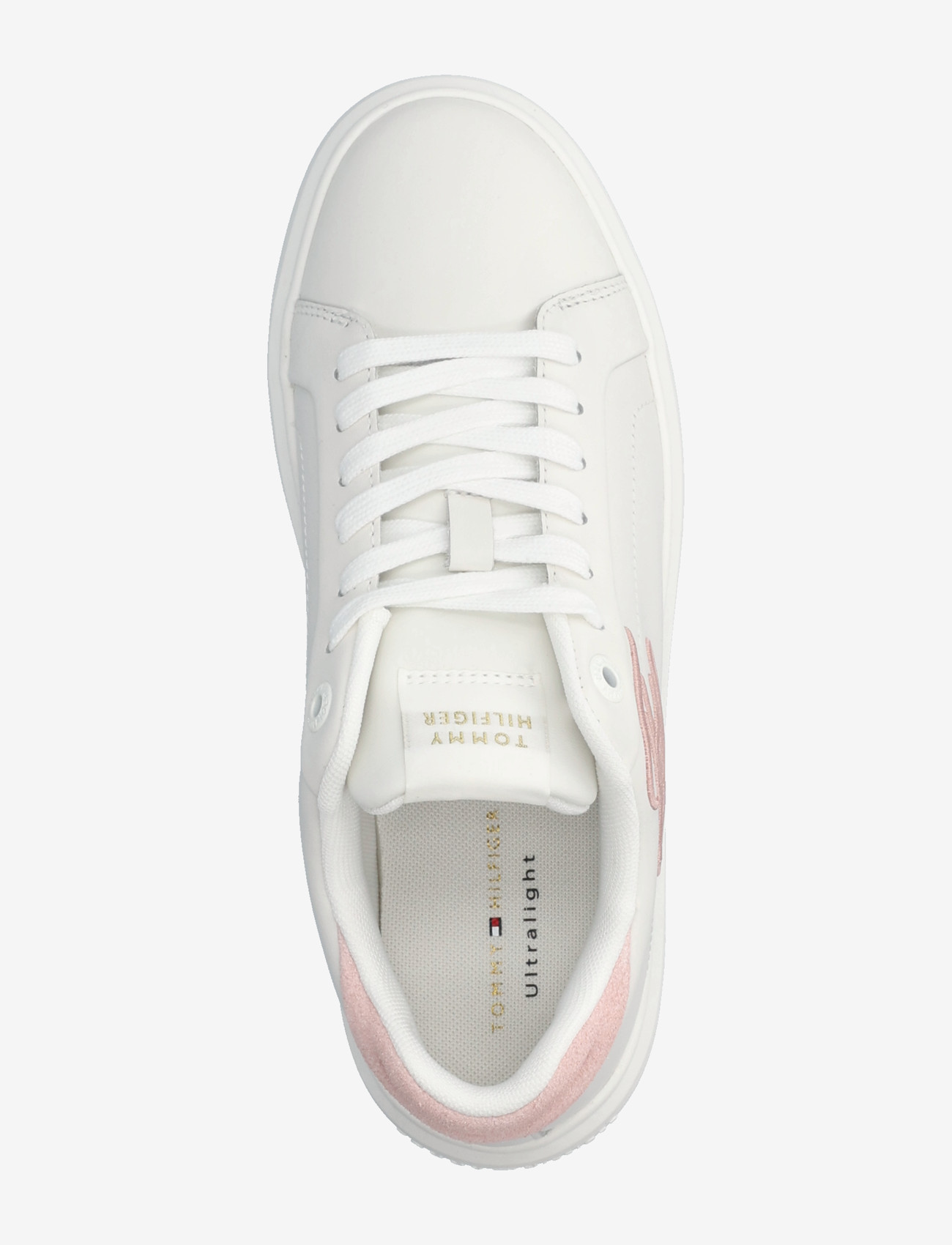 Tommy Hilfiger - TH ICON COURT SCRIPT - låga sneakers - ecru foggy pink - 3
