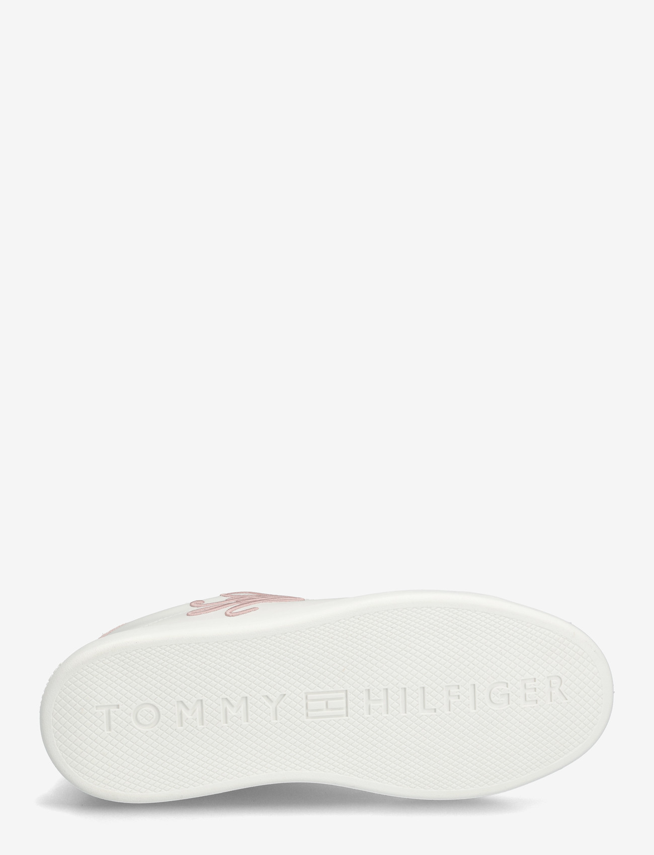 Tommy Hilfiger - TH ICON COURT SCRIPT - låga sneakers - ecru foggy pink - 4