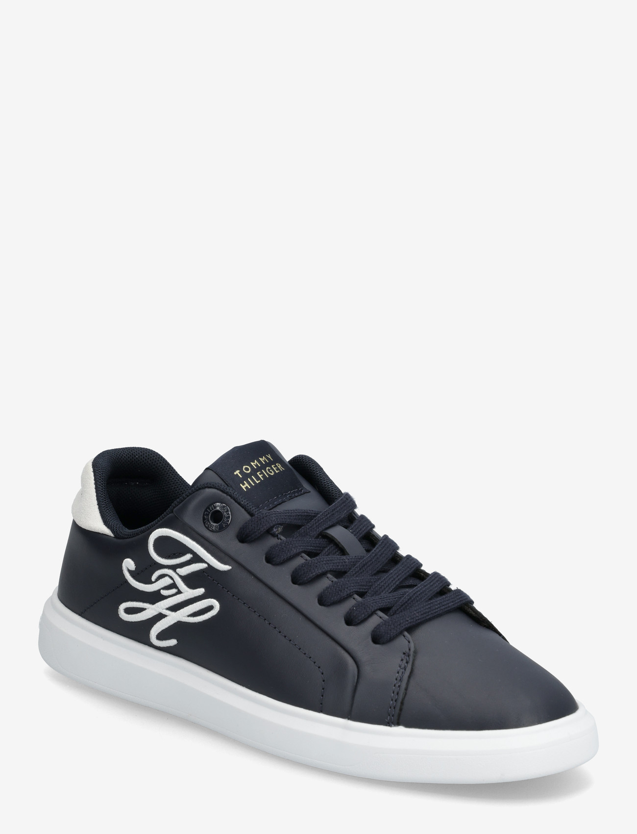 Tommy Hilfiger - TH ICON COURT SCRIPT - låga sneakers - space blue white - 0