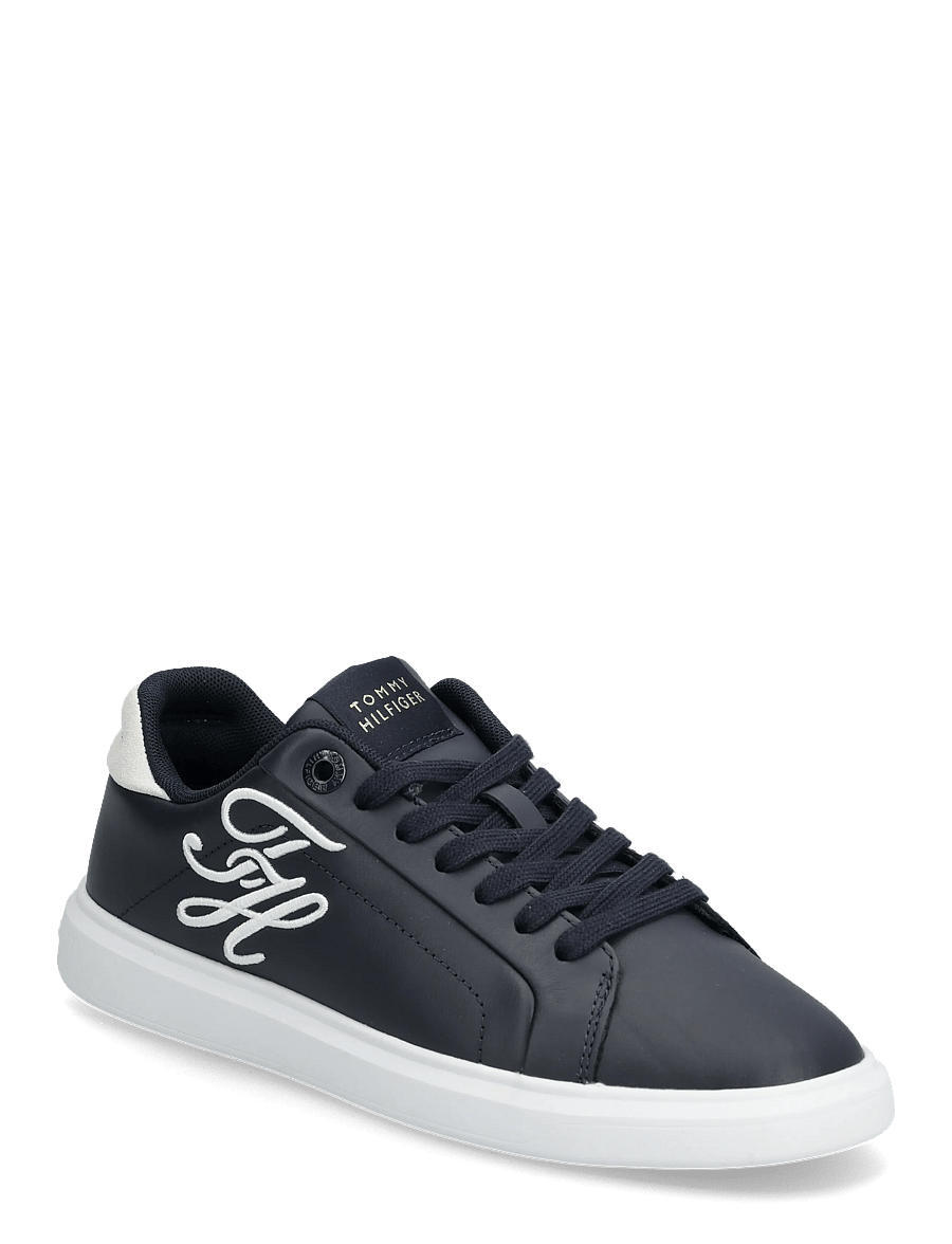 Tommy Hilfiger - TH ICON COURT SCRIPT - konfirmation - space blue white - 0