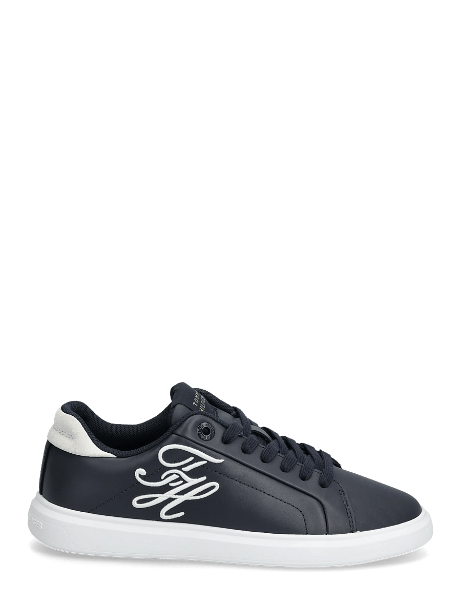 Tommy Hilfiger - TH ICON COURT SCRIPT - konfirmation - space blue white - 1