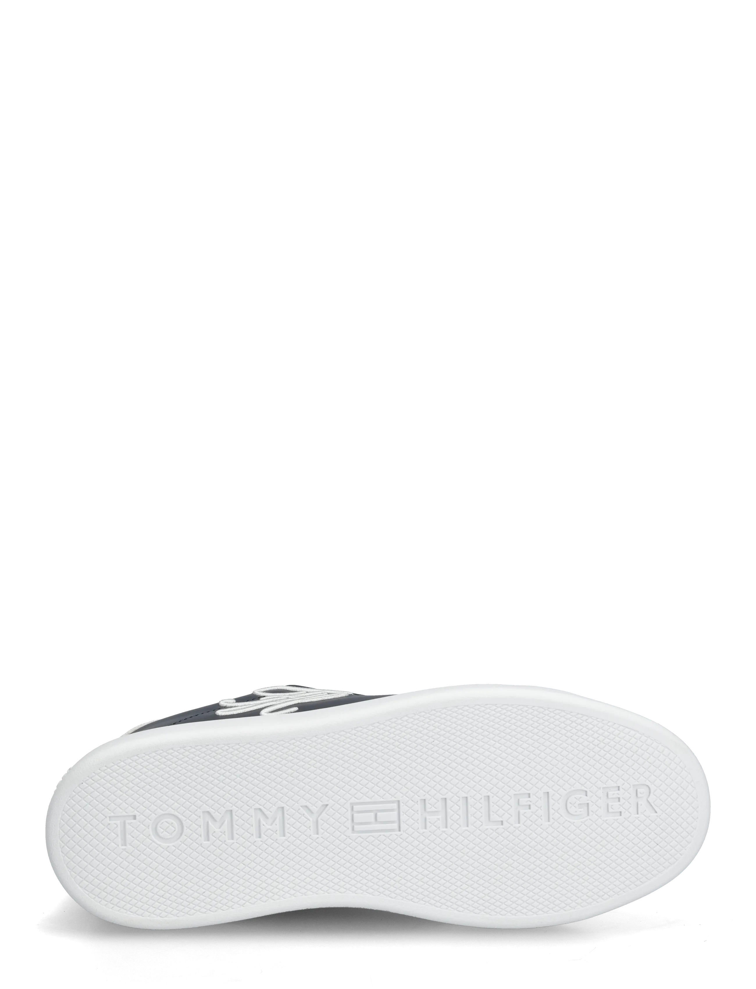 Tommy Hilfiger - TH ICON COURT SCRIPT - konfirmation - space blue white - 4