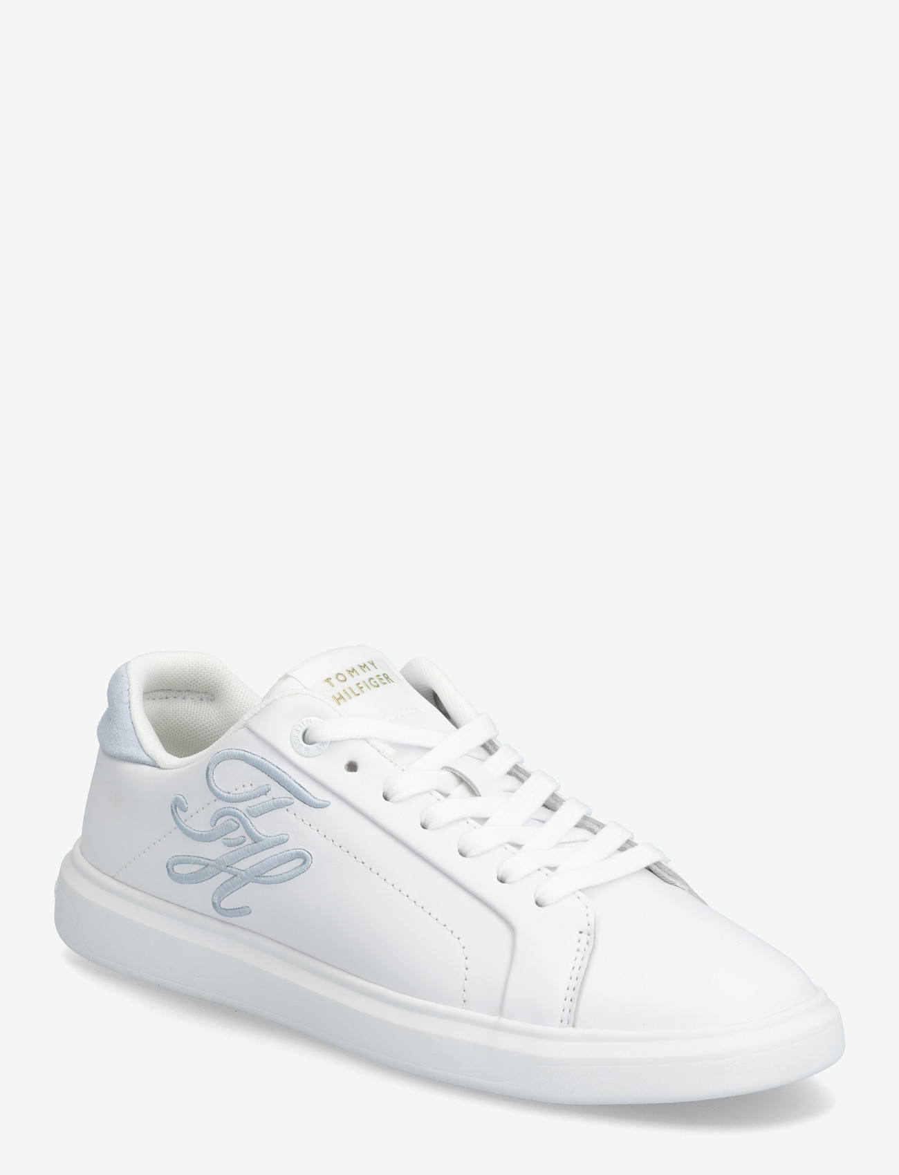 Tommy Hilfiger - TH ICON COURT SCRIPT - konfirmationstøj - white breezy blue - 0