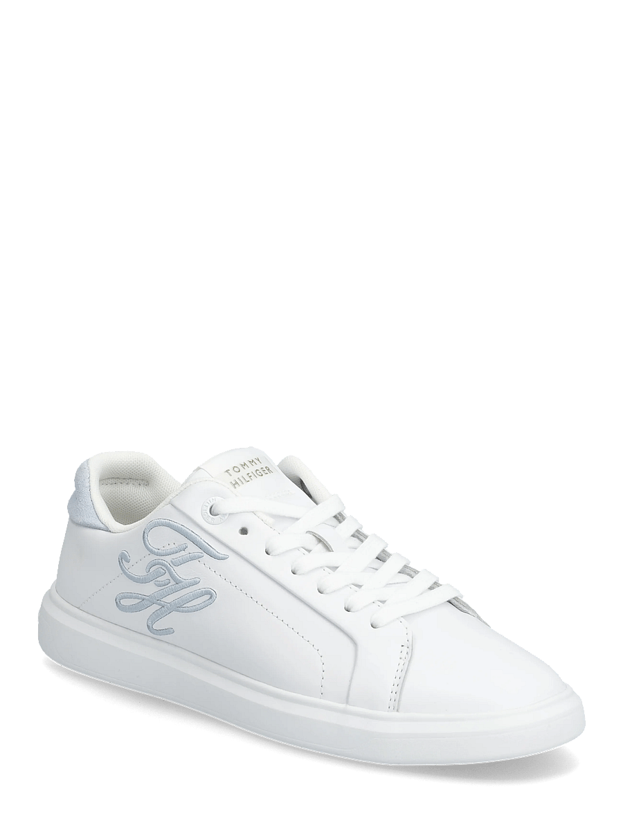 Tommy Hilfiger - TH ICON COURT SCRIPT - konfirmation - white breezy blue - 0