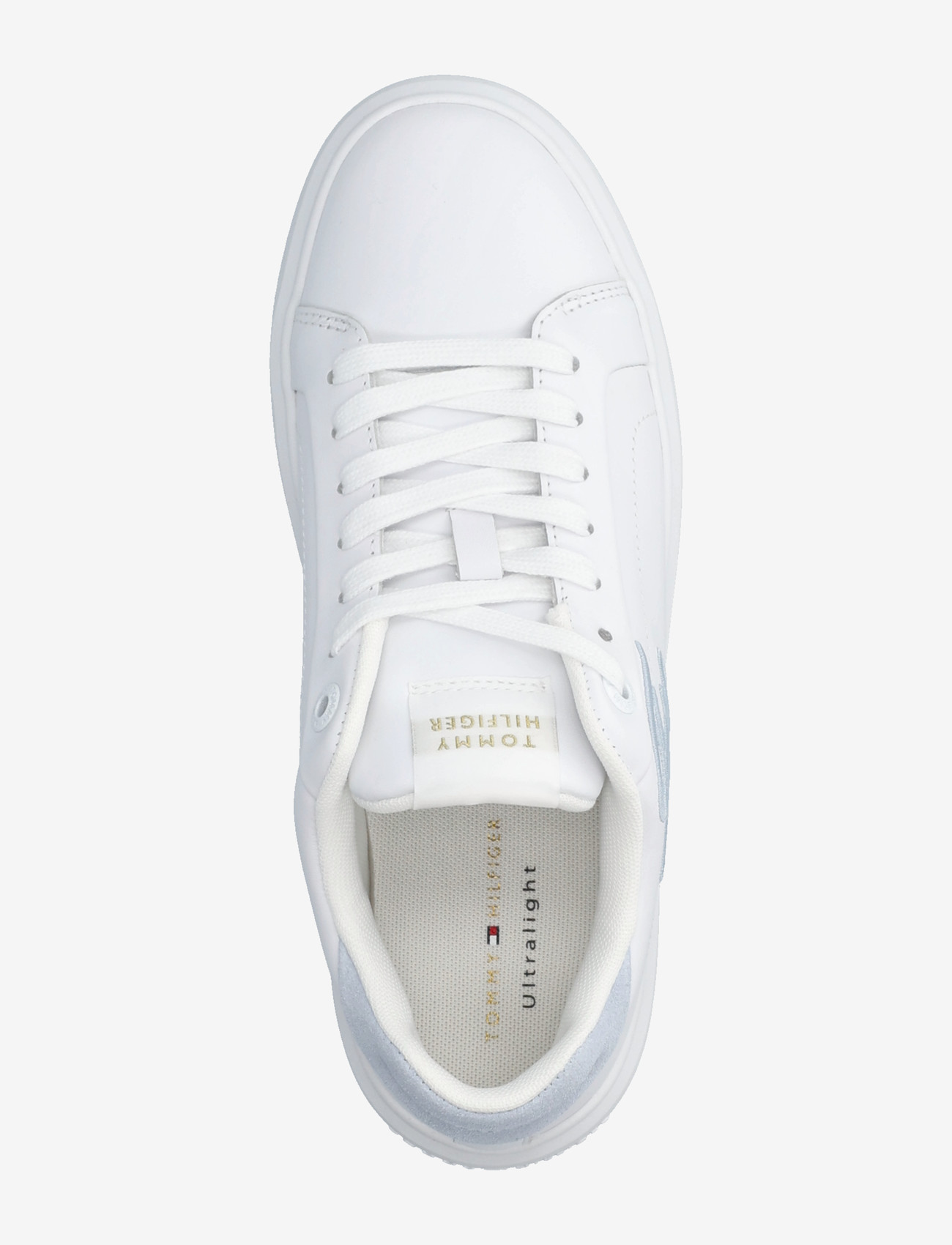 Tommy Hilfiger - TH ICON COURT SCRIPT - konfirmationstøj - white breezy blue - 3