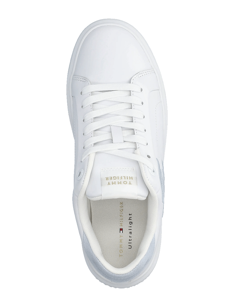 Tommy Hilfiger - TH ICON COURT SCRIPT - konfirmation - white breezy blue - 3