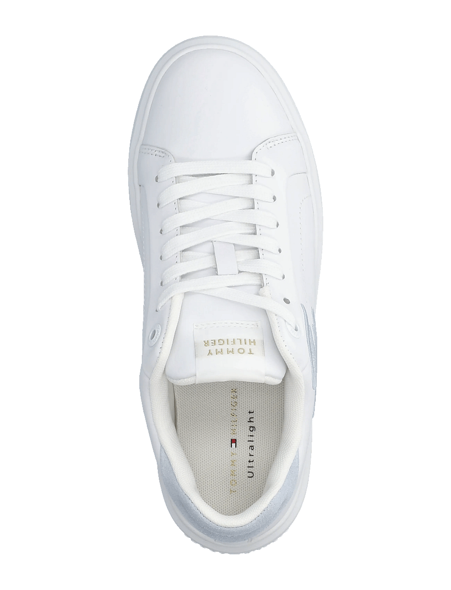 Tommy Hilfiger - TH ICON COURT SCRIPT - konfirmation - white breezy blue - 3