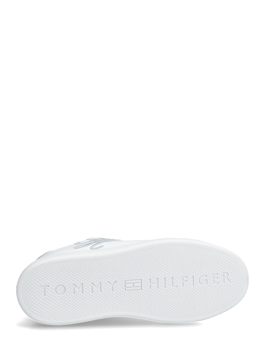 Tommy Hilfiger - TH ICON COURT SCRIPT - konfirmation - white breezy blue - 4