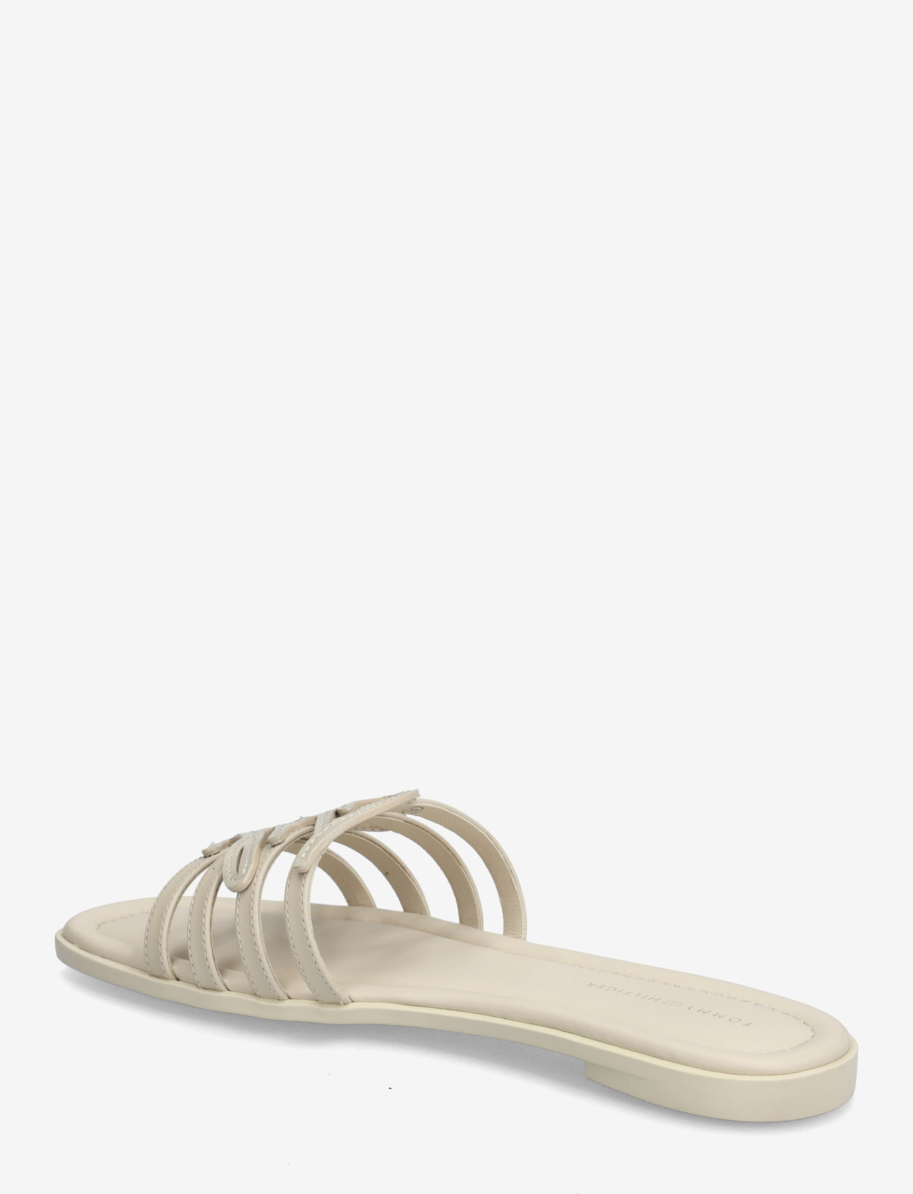 Tommy Hilfiger - TH SCRIPT FLAT MULE LTH - flat mules - classic beige - 2