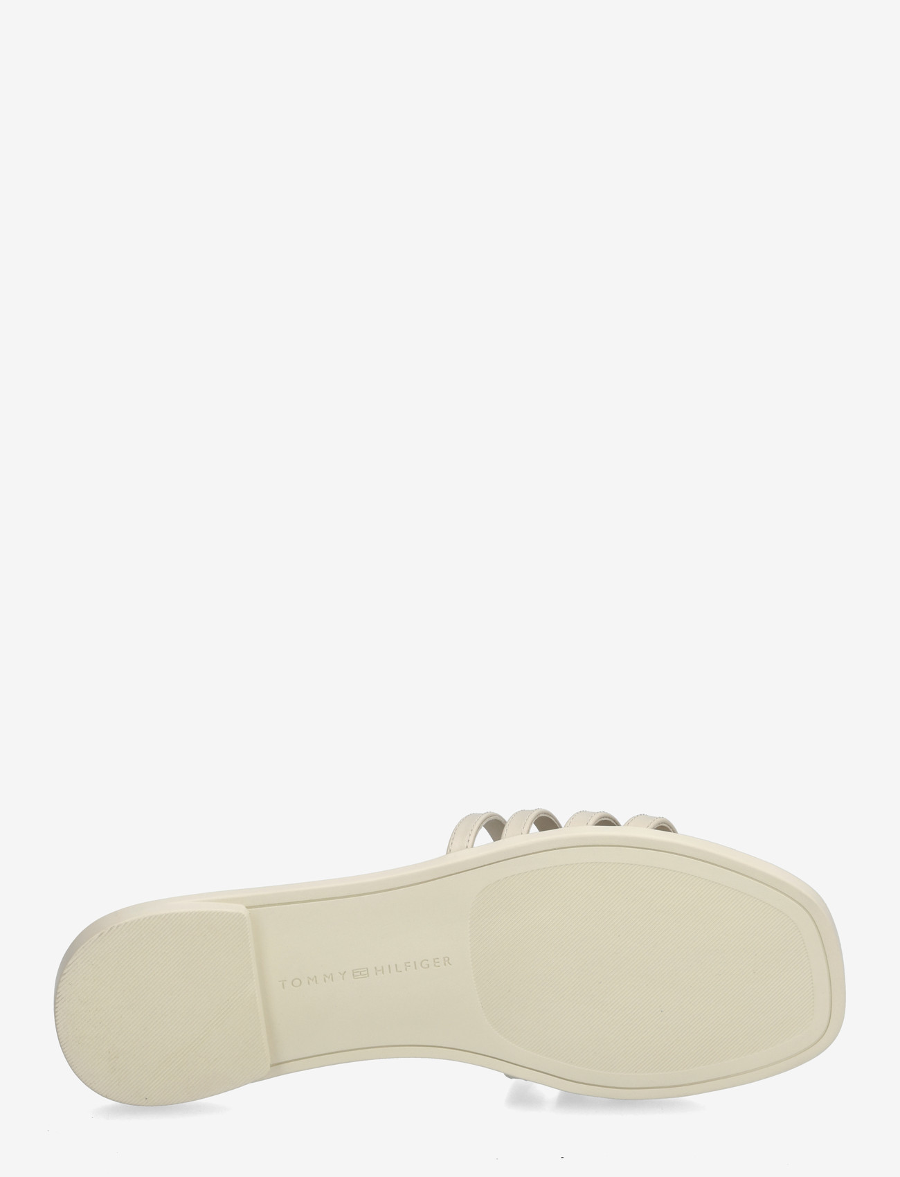 Tommy Hilfiger - TH SCRIPT FLAT MULE LTH - flat mules - classic beige - 4
