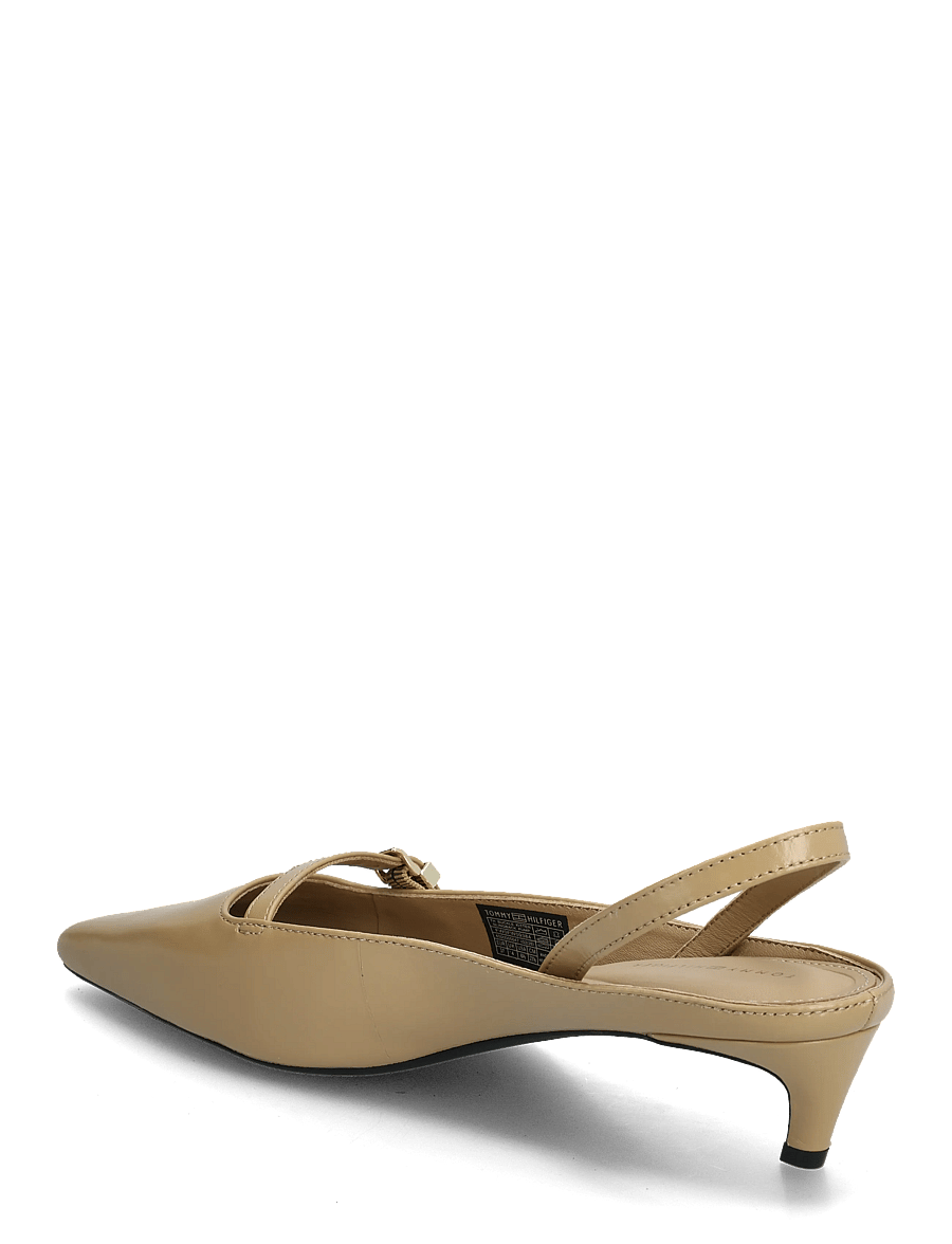 Tommy Hilfiger - TH BUCKLE KITTEN SLINGBACK PUMP - slingbacks med hæle - desert - 2