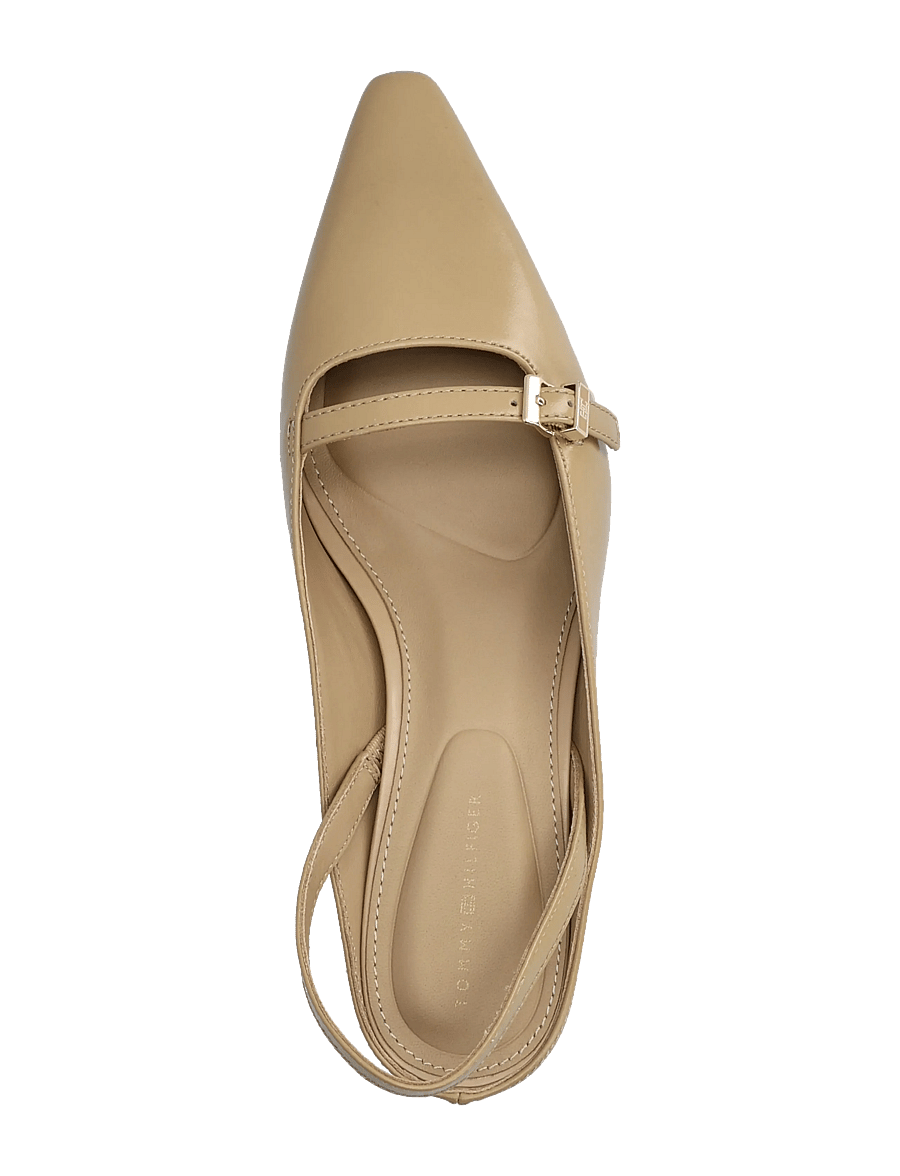 Tommy Hilfiger - TH BUCKLE KITTEN SLINGBACK PUMP - slingbacks med hæle - desert - 3