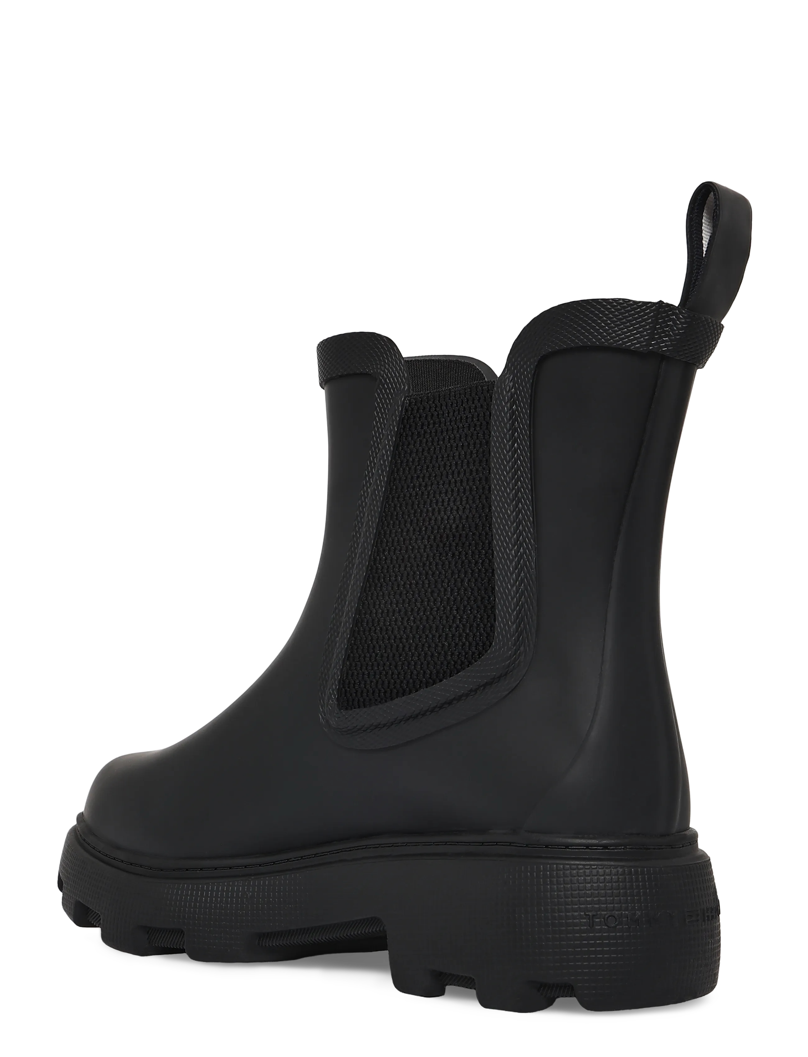 Tommy Hilfiger - RUBBER FLAG CLEATED RAINBOOT - alltags-style - black - 1