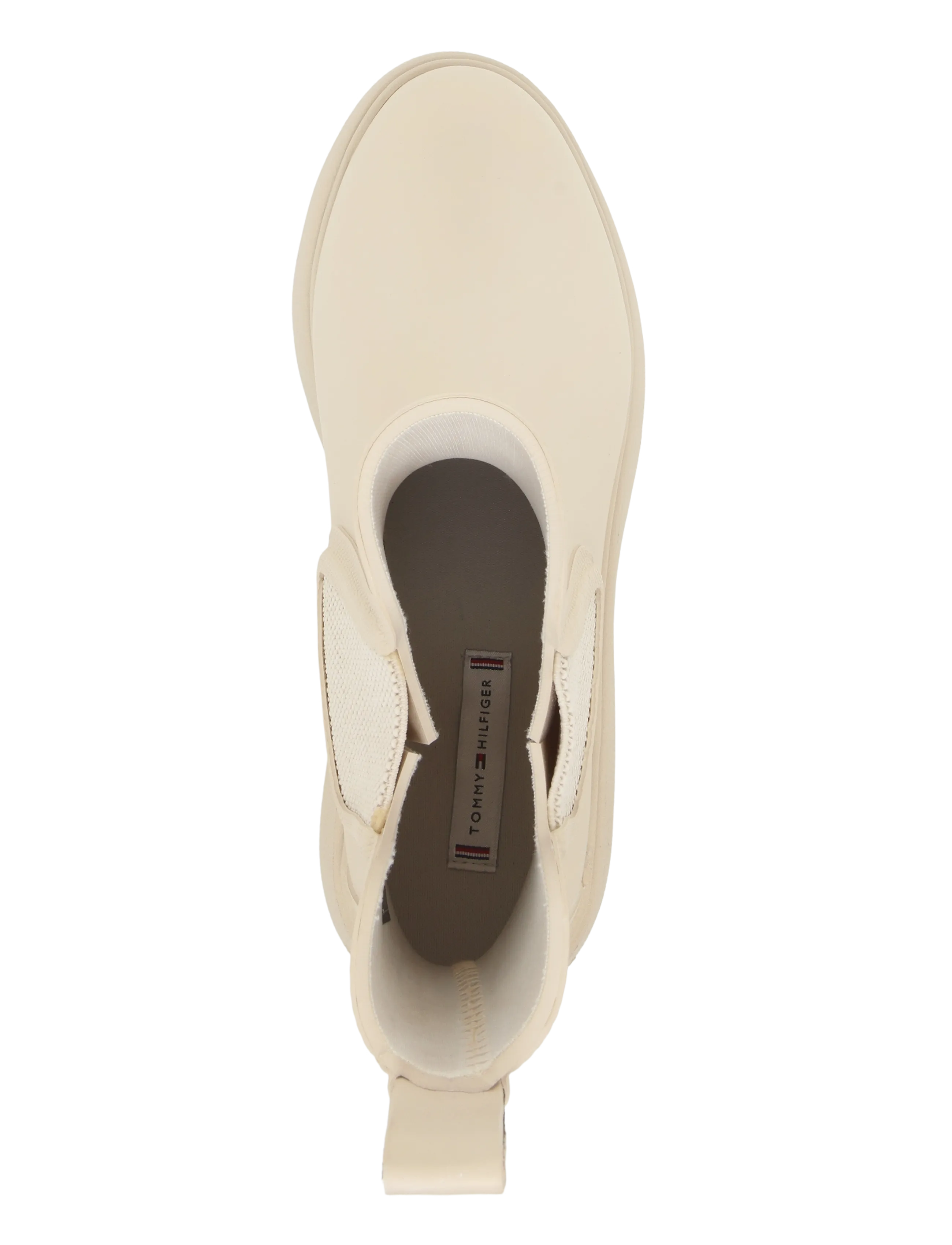 Tommy Hilfiger - RUBBER FLAG CLEATED RAINBOOT - regnstövlar - classic beige - 3