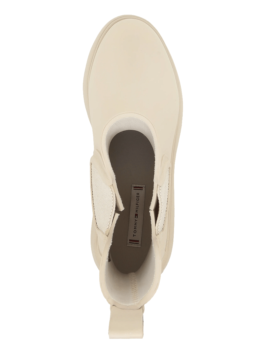 Tommy Hilfiger - RUBBER FLAG CLEATED RAINBOOT - alltags-style - classic beige - 3