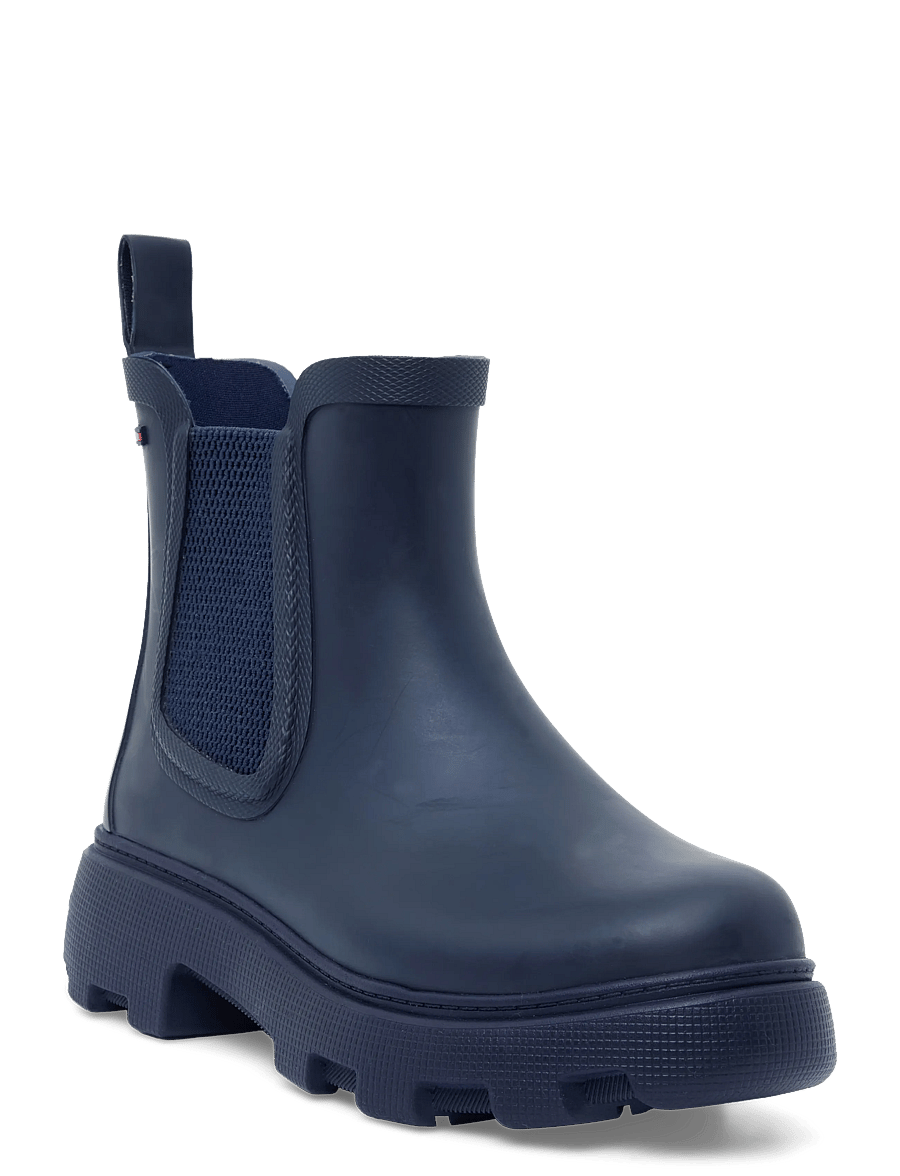 Tommy Hilfiger - RUBBER FLAG CLEATED RAINBOOT - alltags-style - space blue - 0