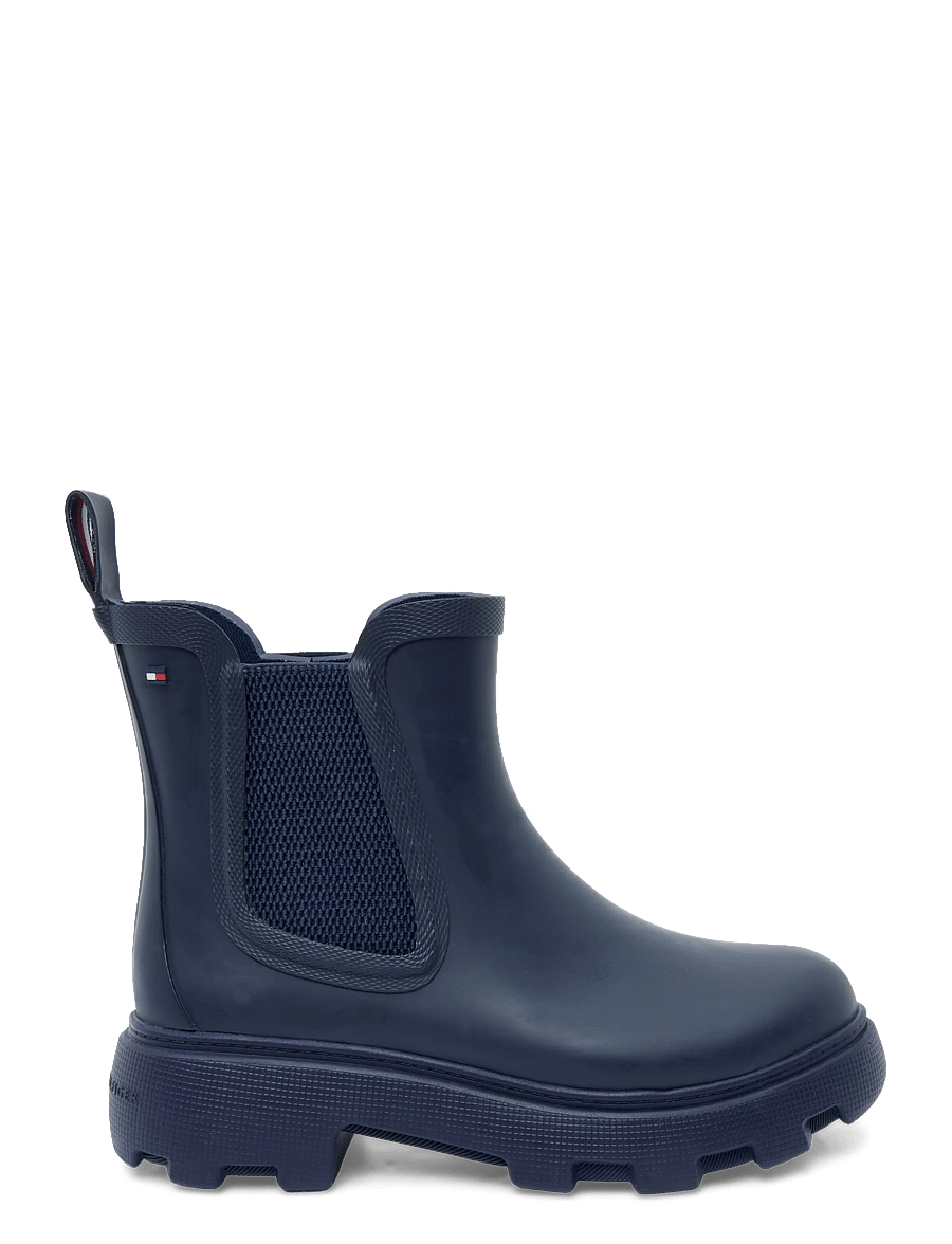 Tommy Hilfiger - RUBBER FLAG CLEATED RAINBOOT - alltags-style - space blue - 2
