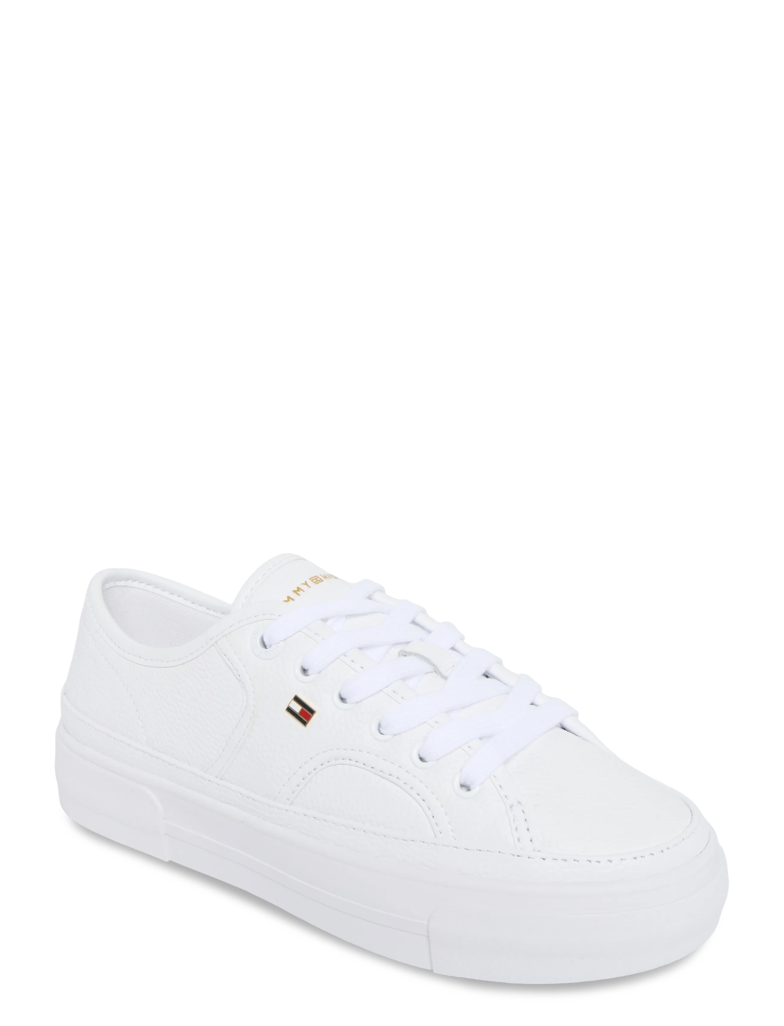Tommy Hilfiger Platform Vulc Sneaker Piping Ltr, 38, Sneakers, Weiß - Low-top Frauen