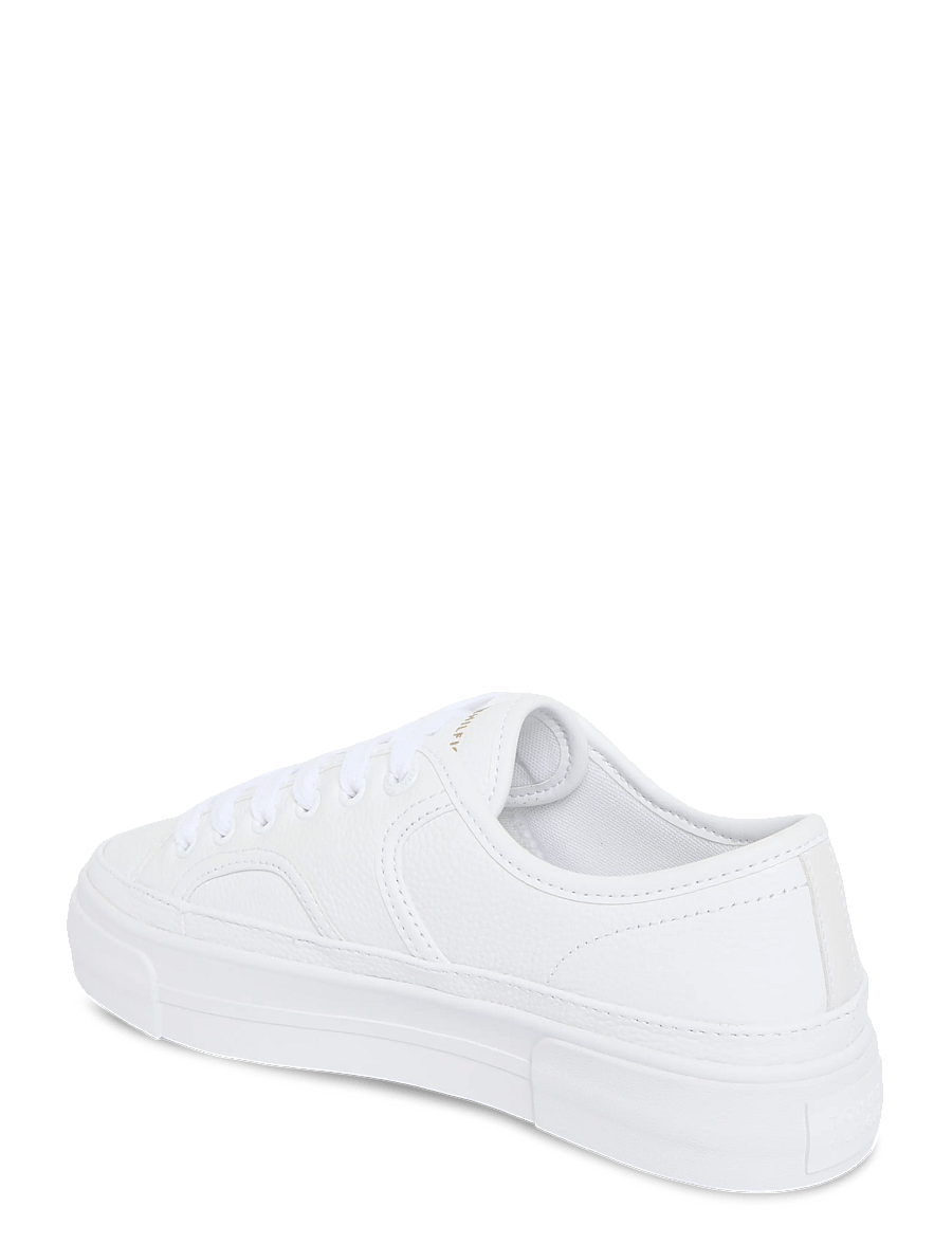 Tommy Hilfiger - PLATFORM VULC SNEAKER PIPING LTR - white - 1