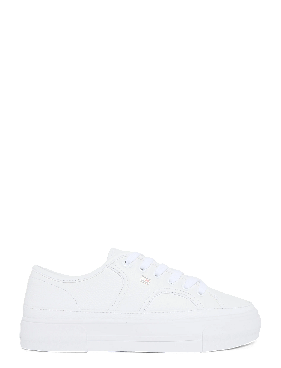 Tommy Hilfiger - PLATFORM VULC SNEAKER PIPING LTR - white - 2
