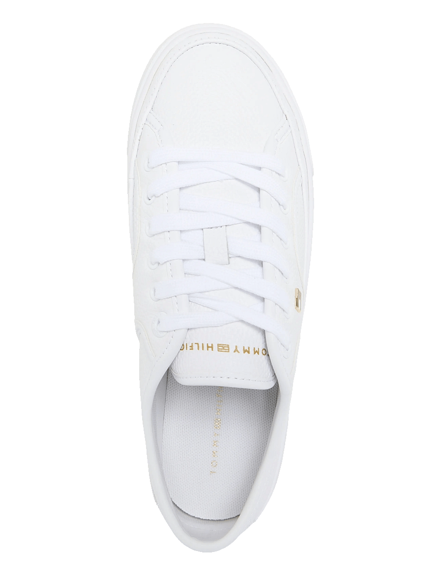 Tommy Hilfiger - PLATFORM VULC SNEAKER PIPING LTR - white - 3