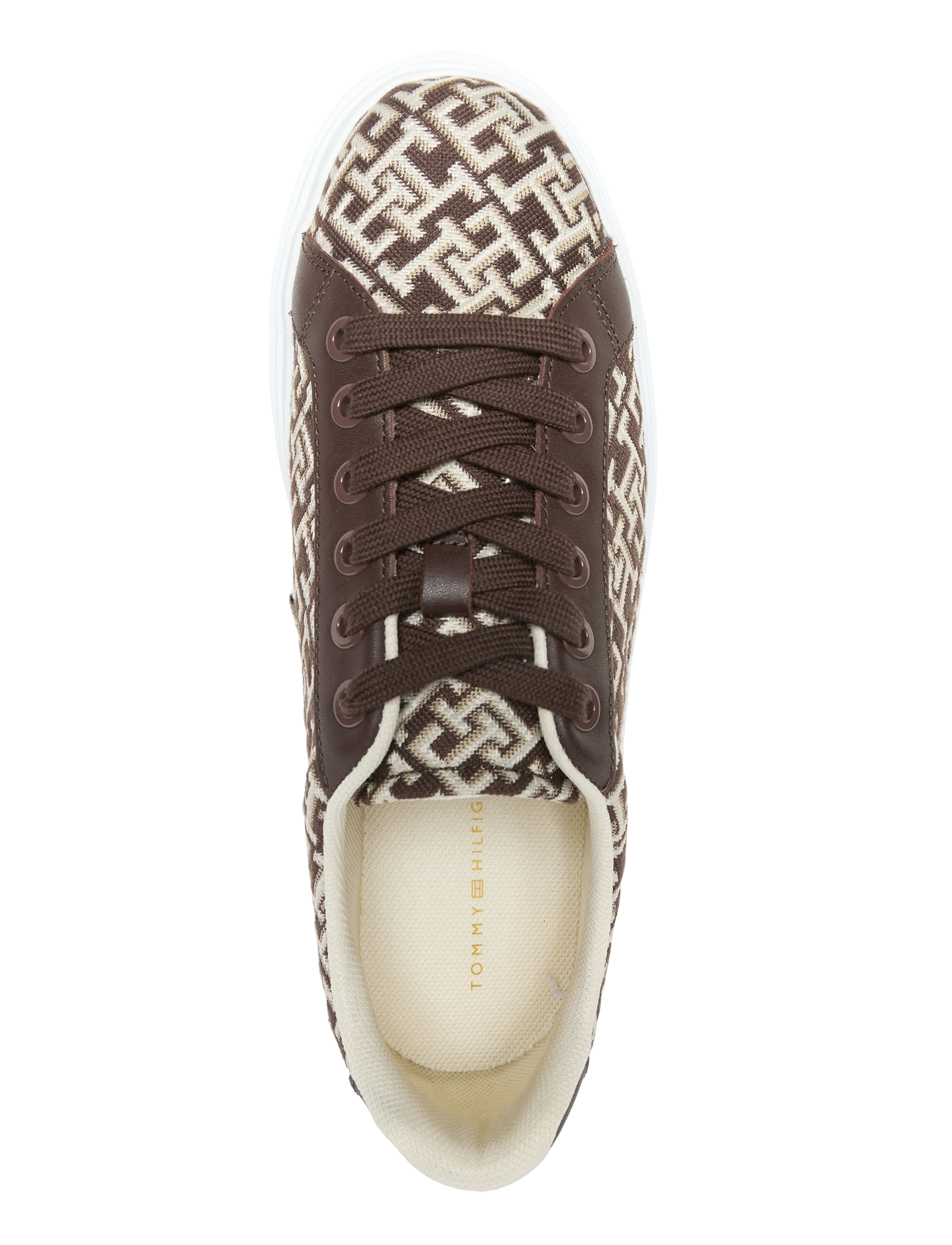 Tommy Hilfiger - TH CHIC PLATFORM MONOGRAM - rich walnut - 3