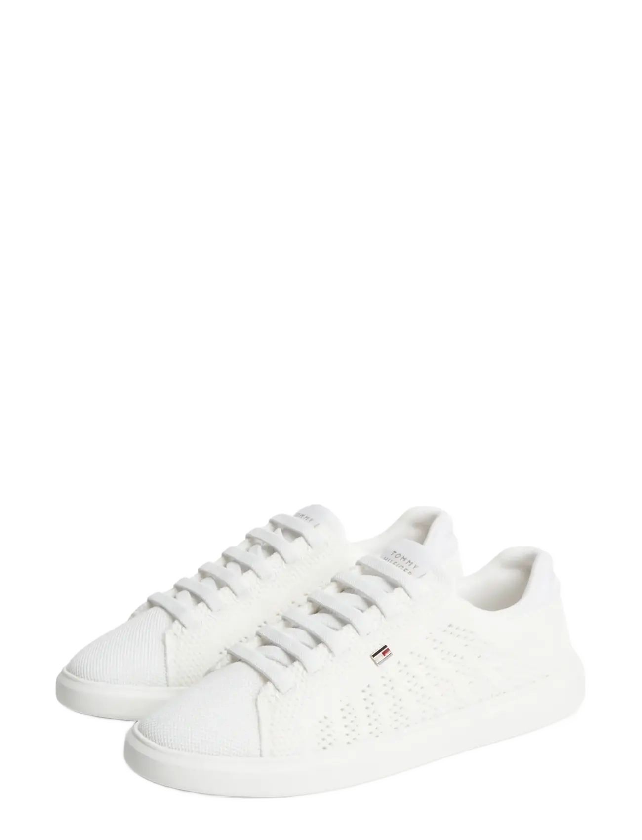 Tommy Hilfiger - TH ICON LIGHT KNIT SNEAKER - niedrige sneaker - ecru - 0